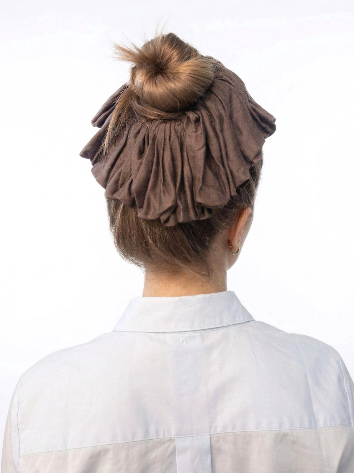 Premium Jersey Scrunchies - Cocoa Brown