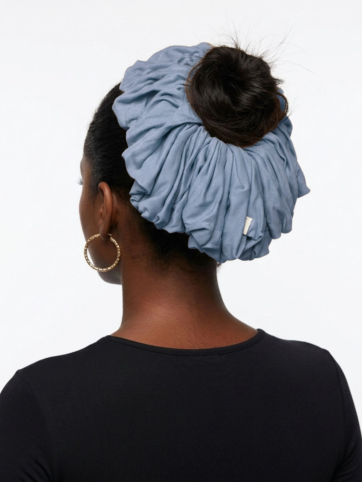 Premium Jersey Scrunchies - Light Denim