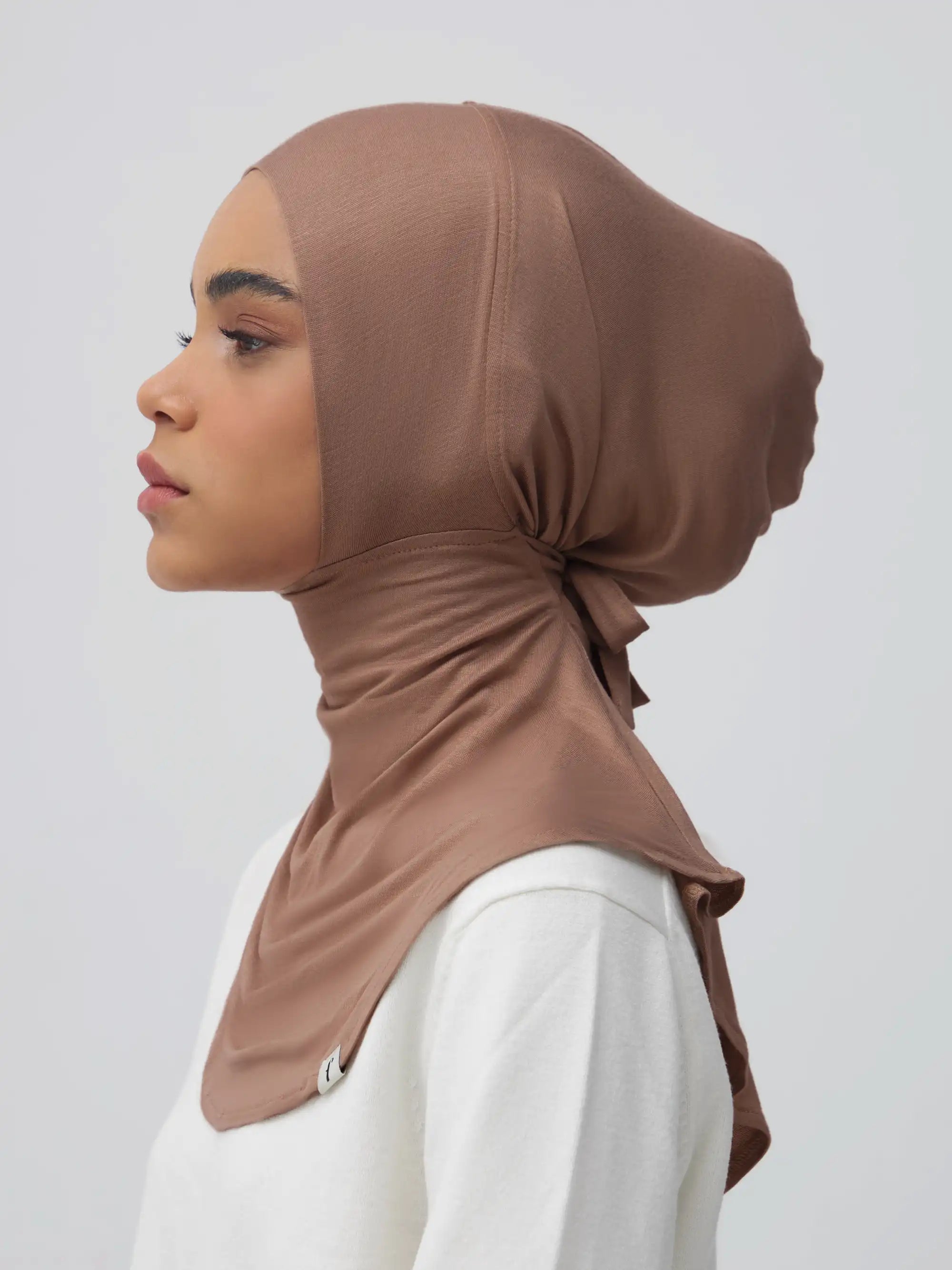 Tie Back Full Cover Bone - Mocha Mousse