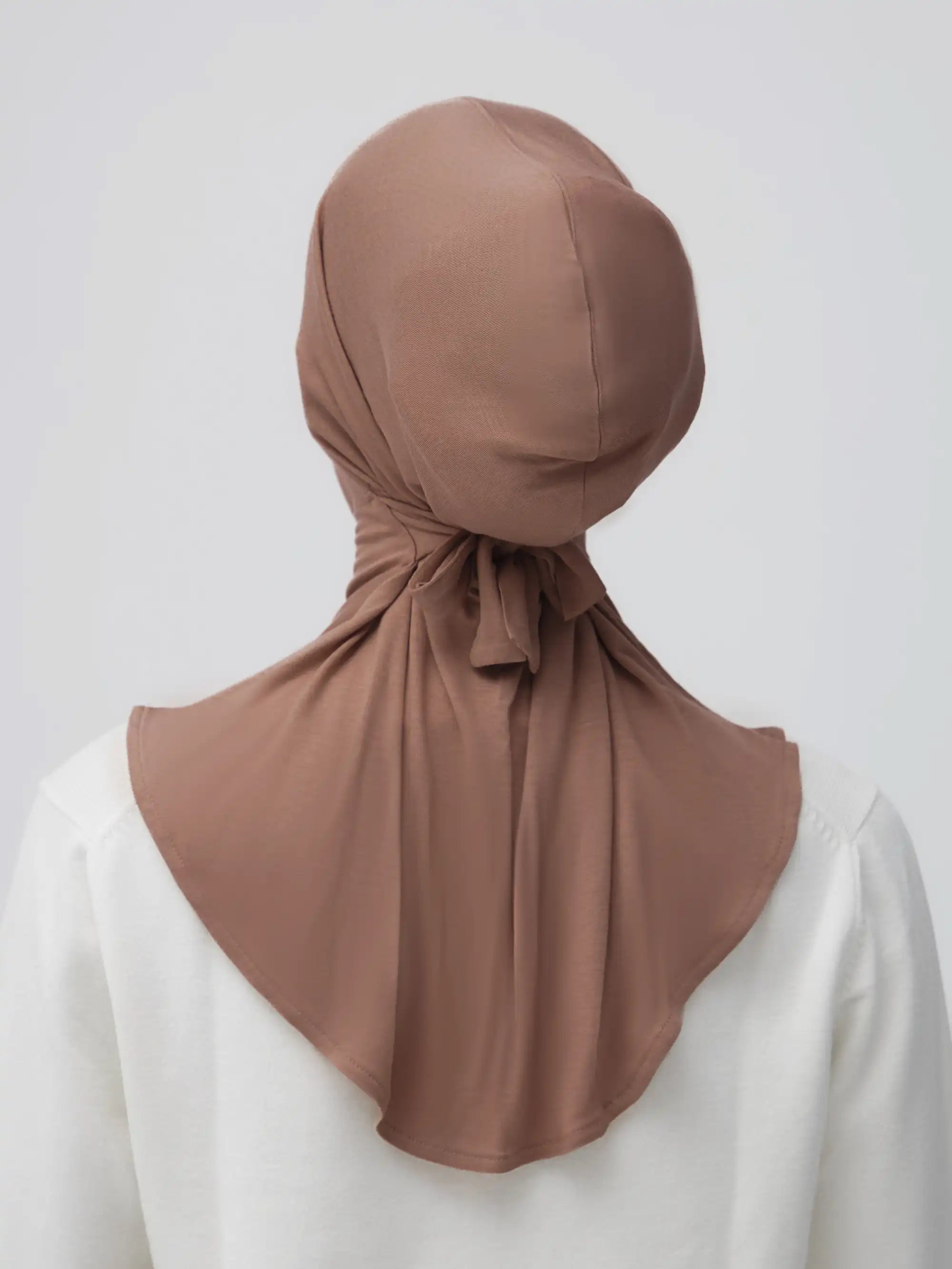 Tie Back Full Cover Bone - Mocha Mousse