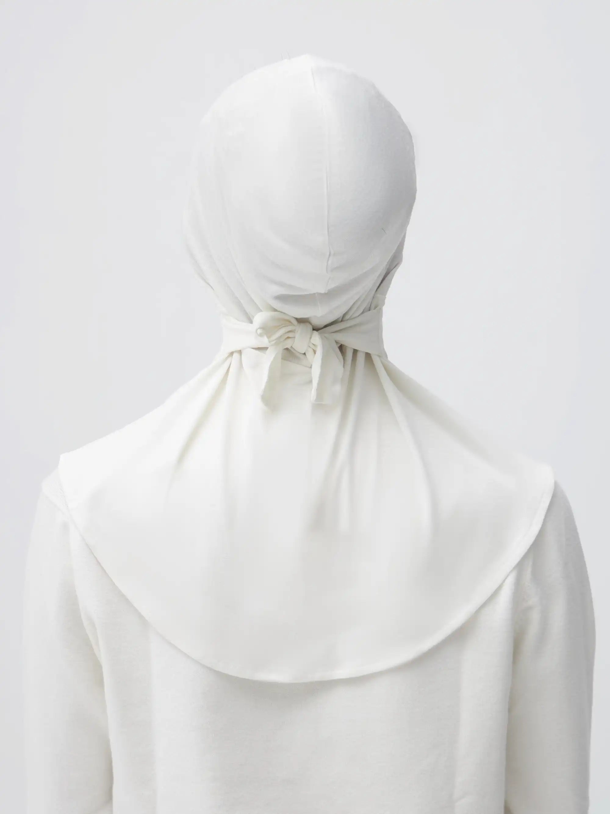 Tie Back Full Cover Bone - Ivory