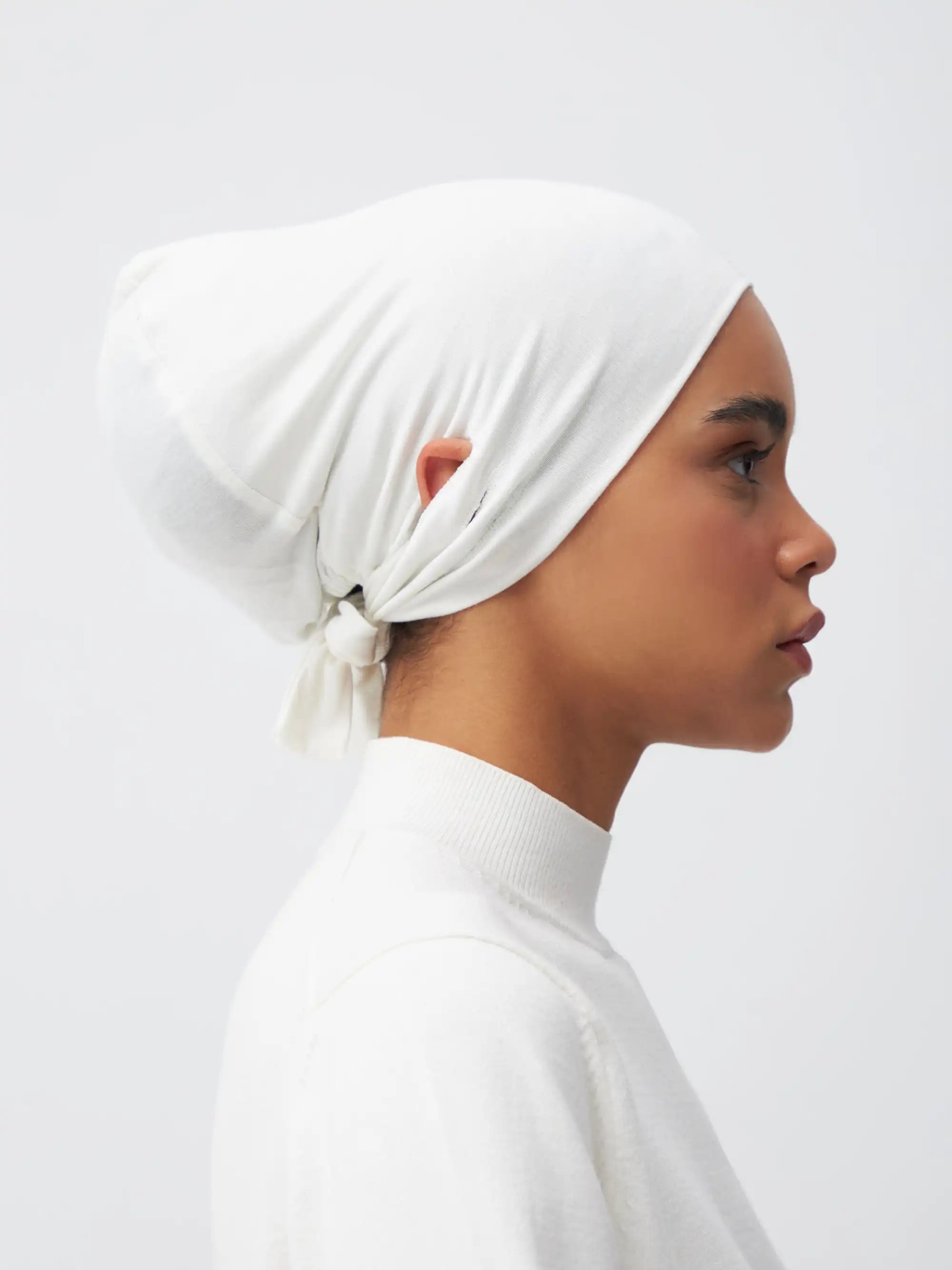 Slit Tie Back Bone - Ivory