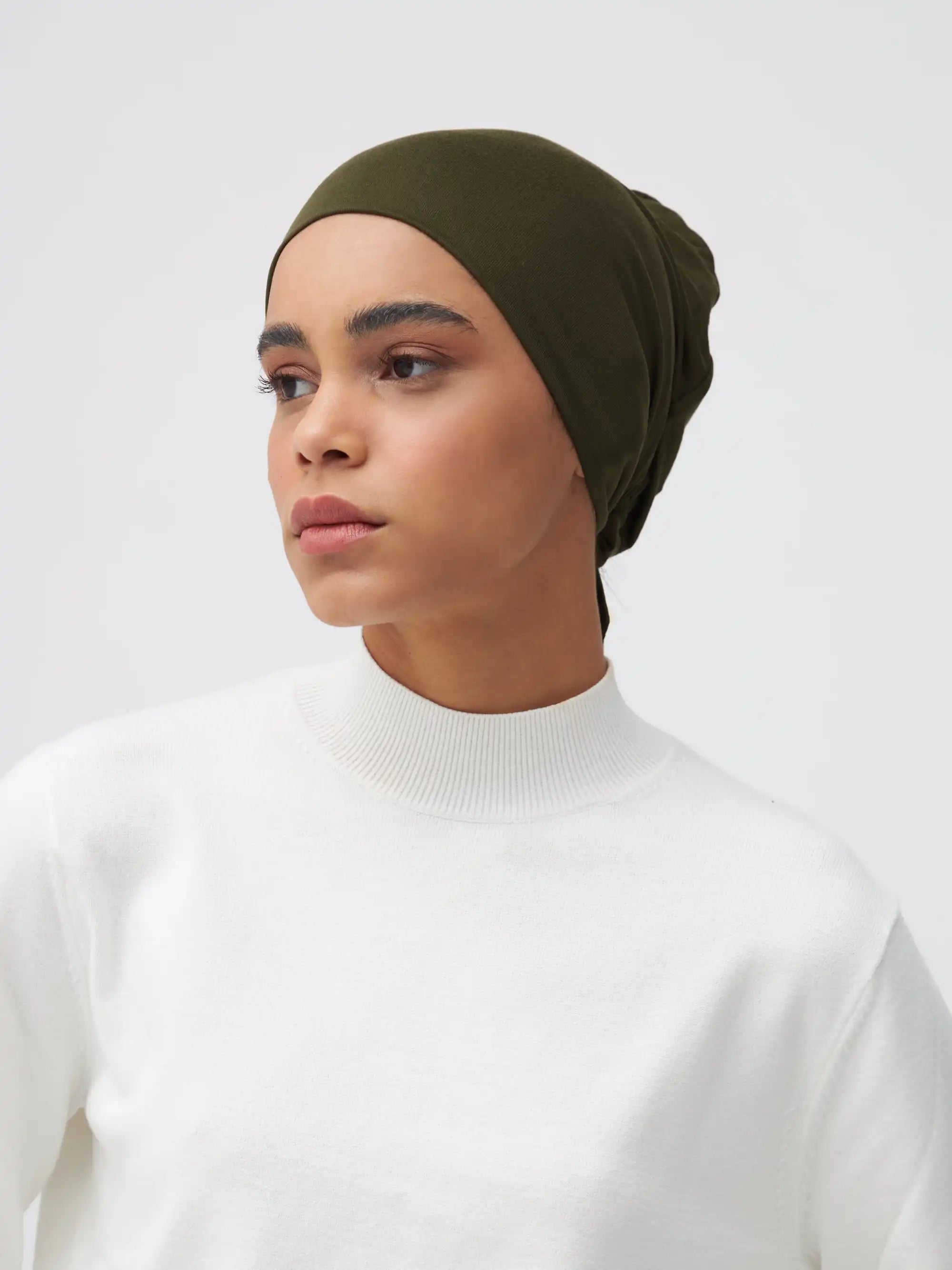 Tie Back Bone - Dark Olive