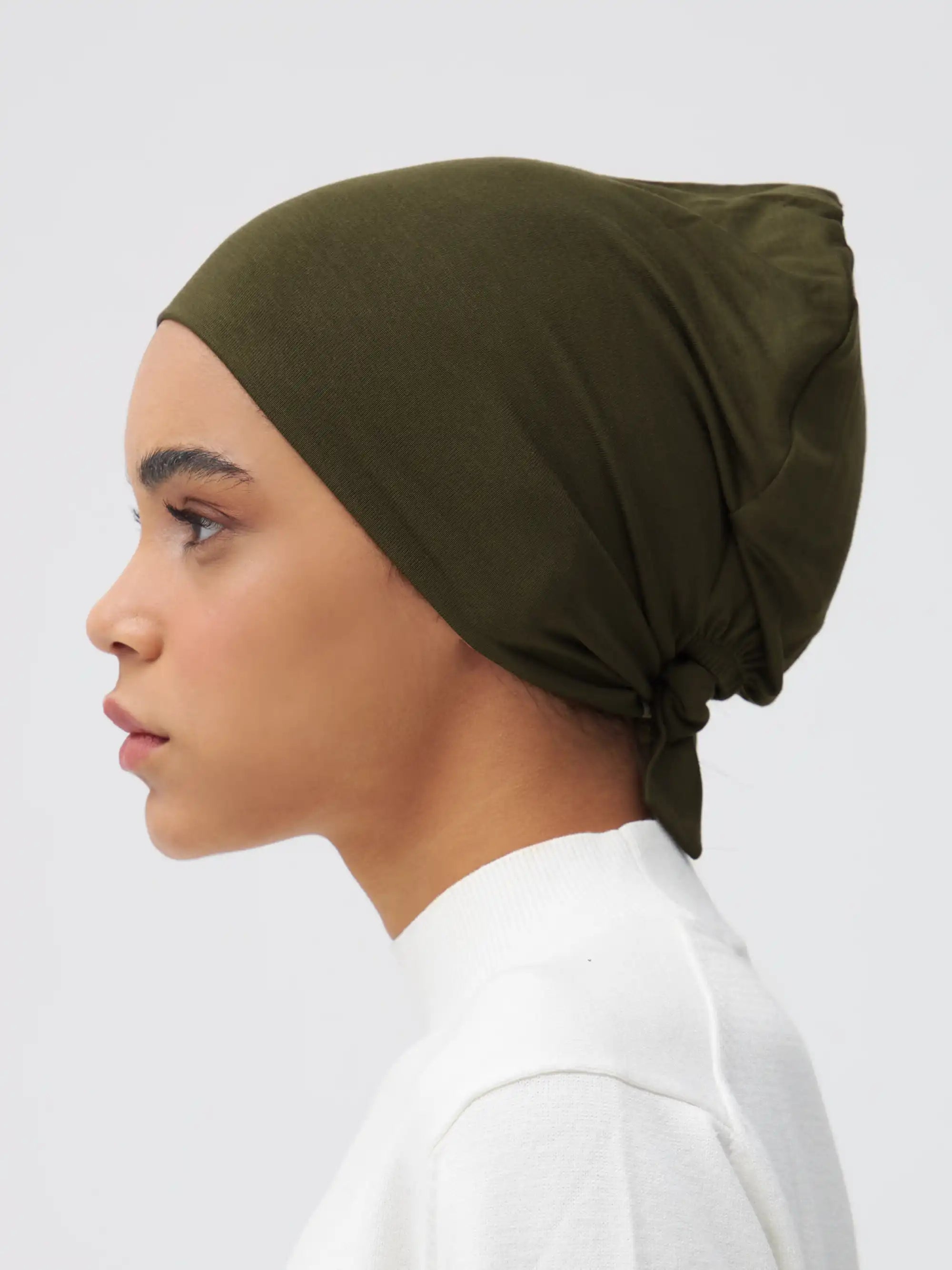 Tie Back Bone - Dark Olive