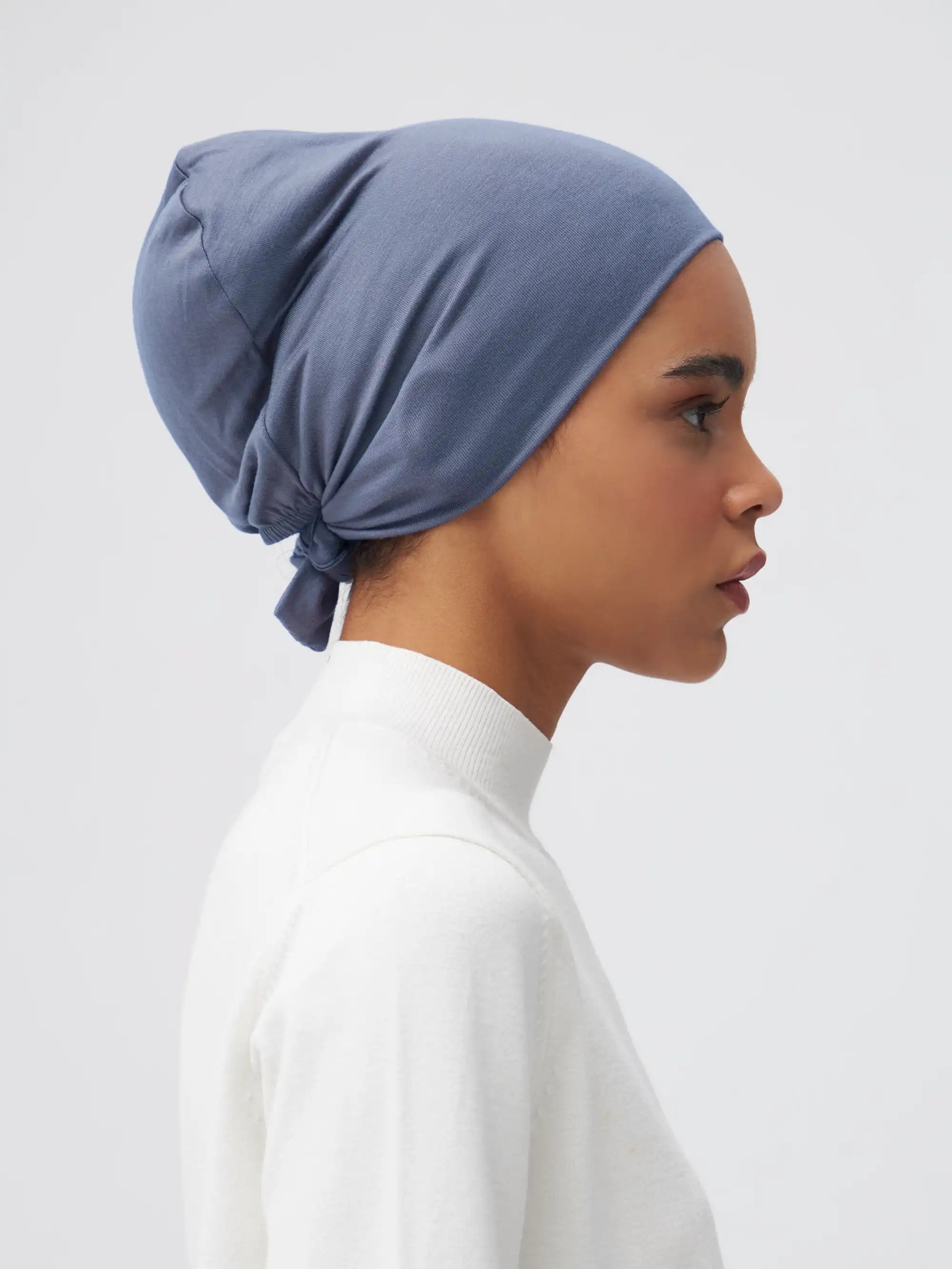 Tie Back Bone - Denim
