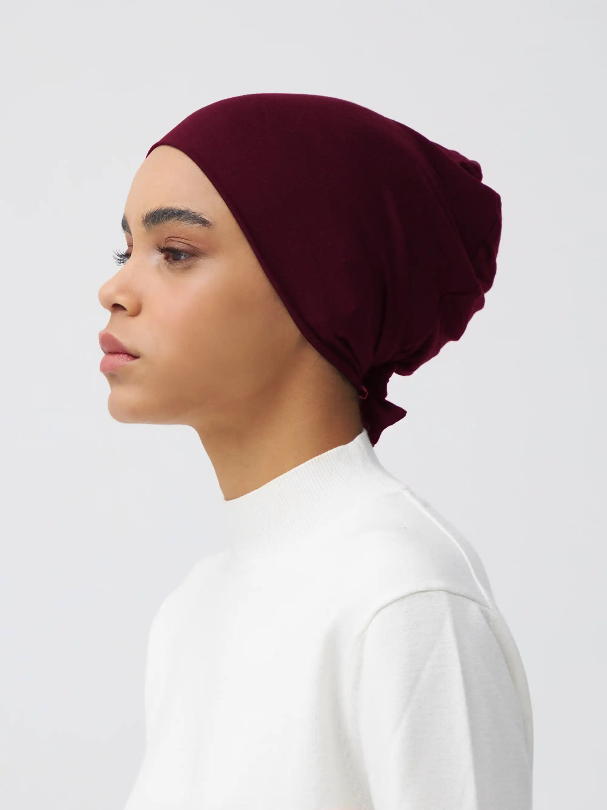 Tie Back Bone - Burgundy