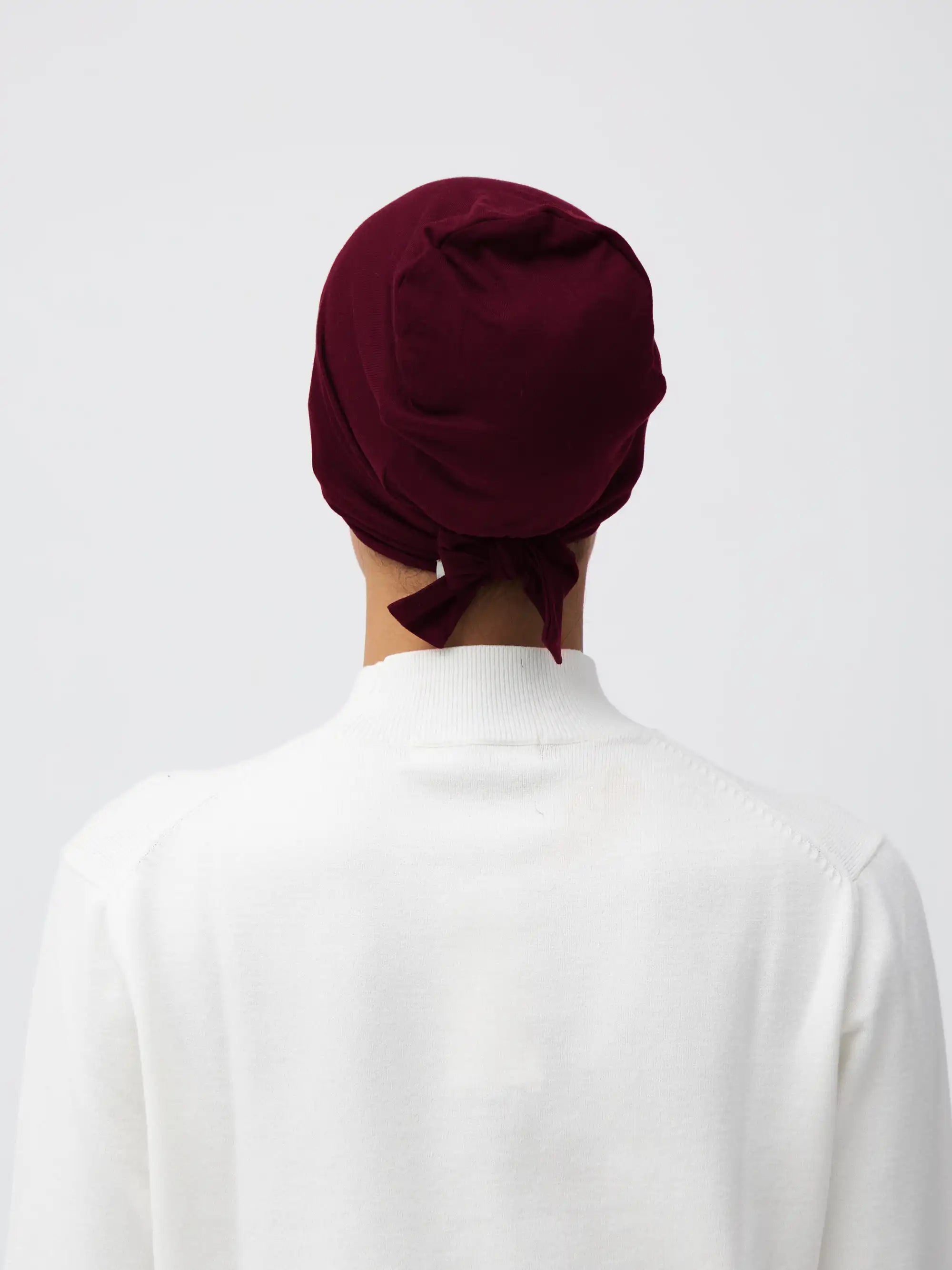Tie Back Bone - Burgundy