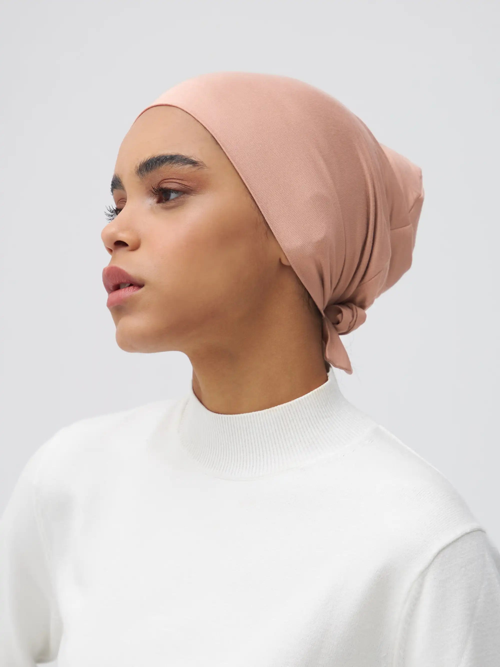 Tie Back Bone - Cream Pink