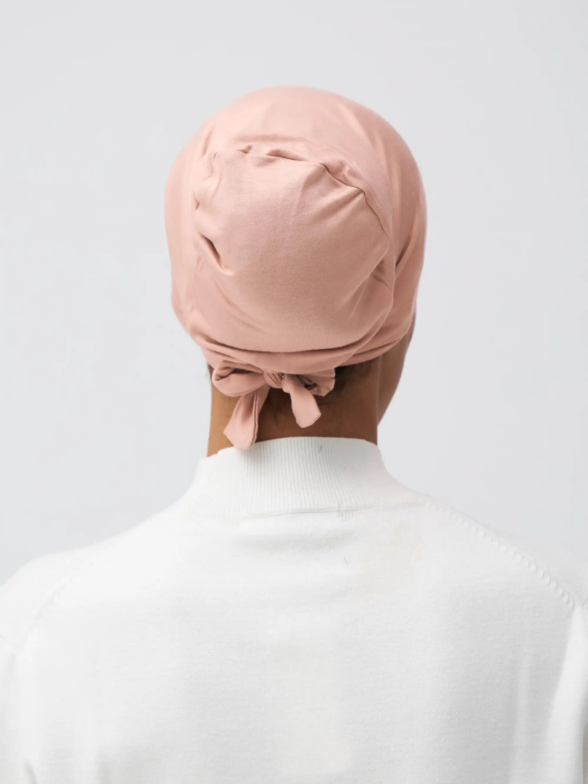 Tie Back Bone - Cream Pink