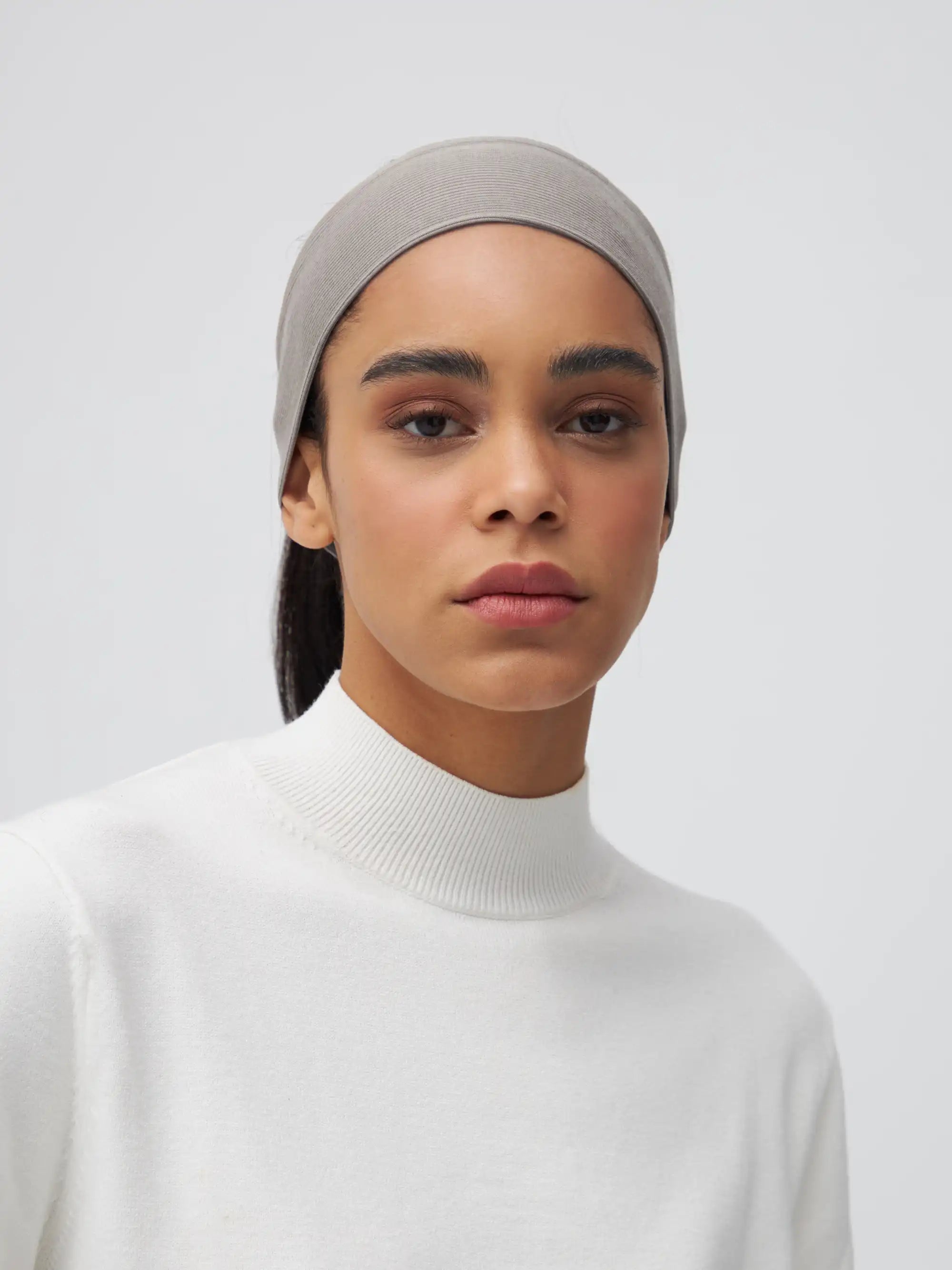 Bandana Ribbed - Silver