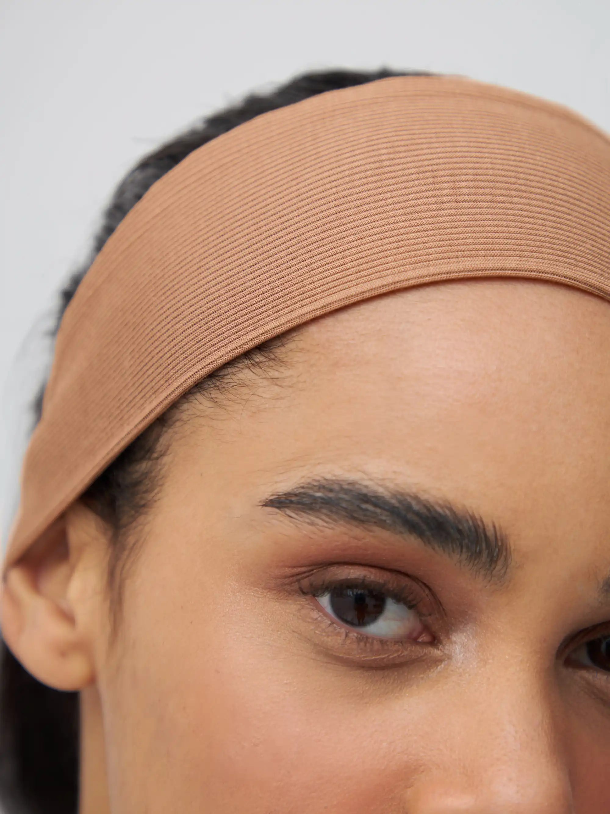 Bandana Ribbed - Warm Taupe