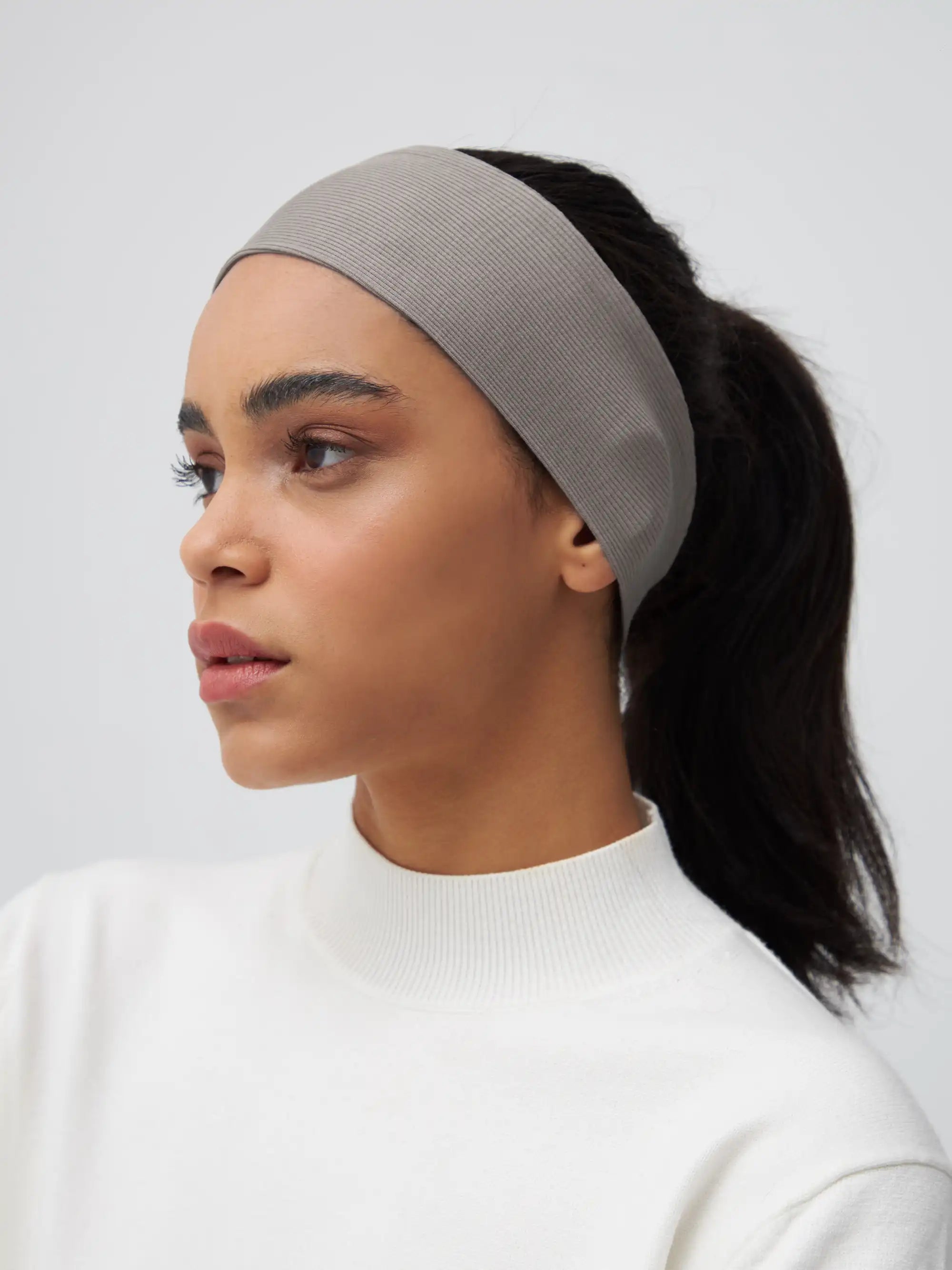 Bandana Ribbed - Silver