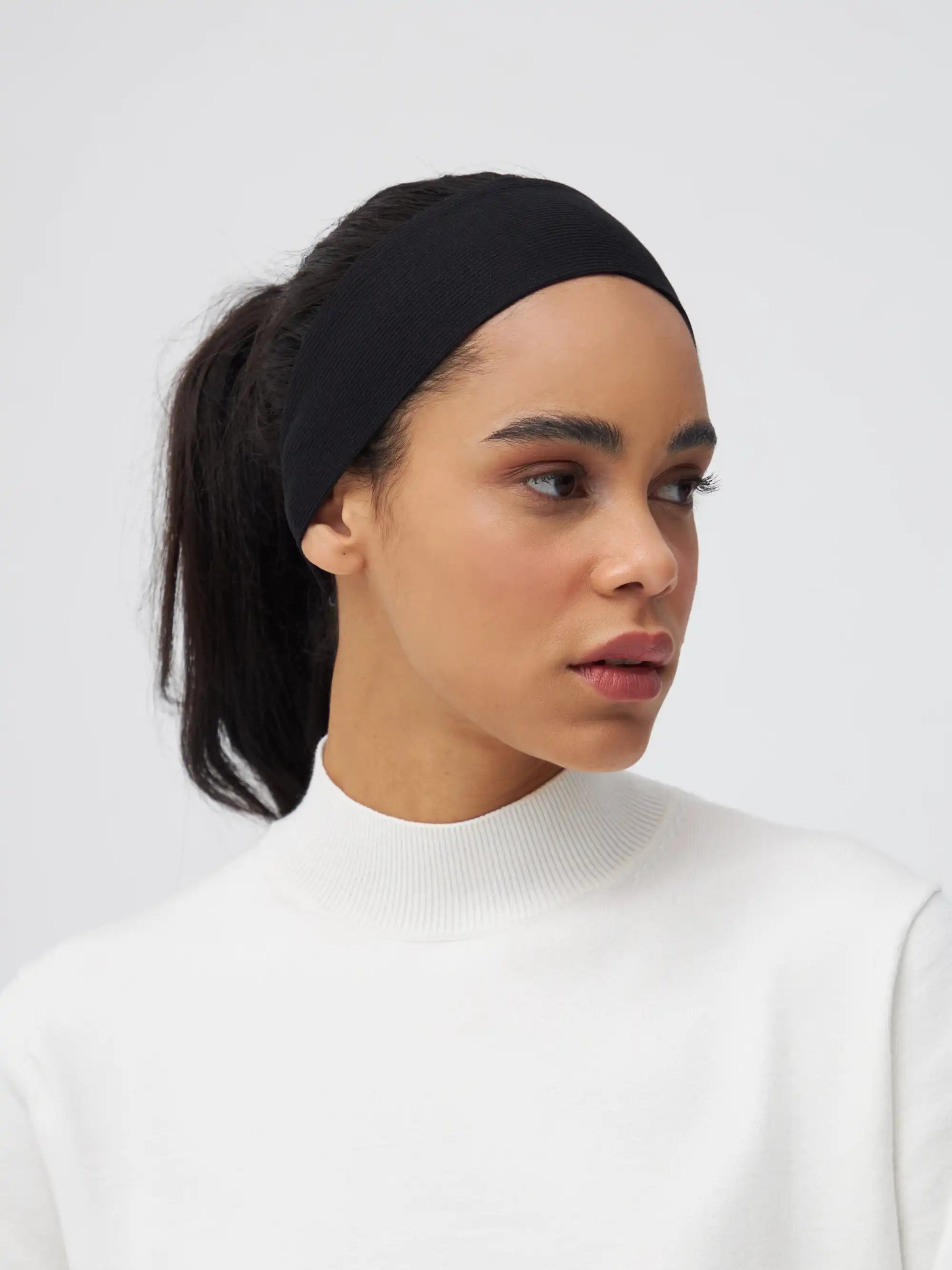 Bandana Ribbed - Black