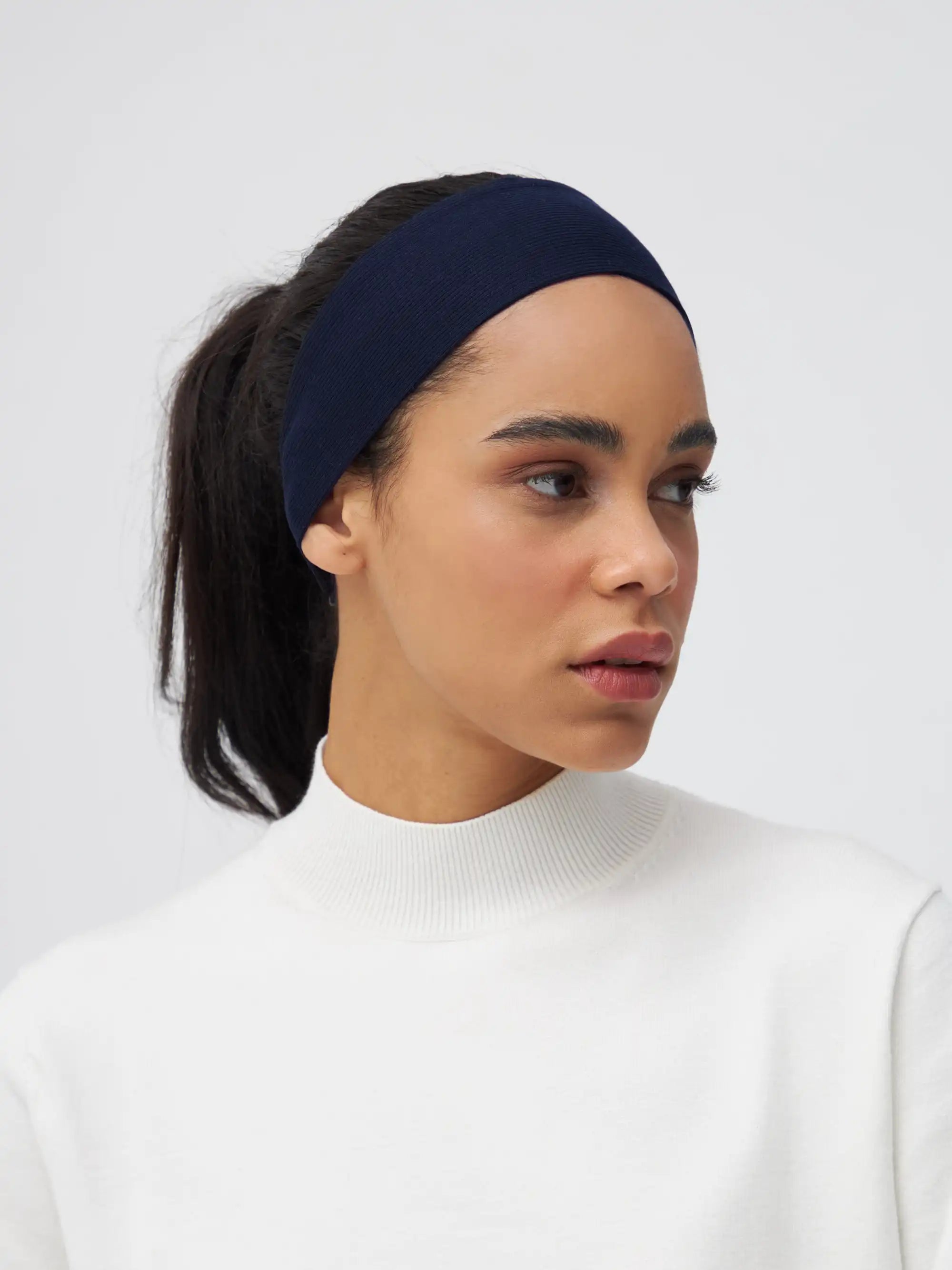 Bandana Ribbed - Navy