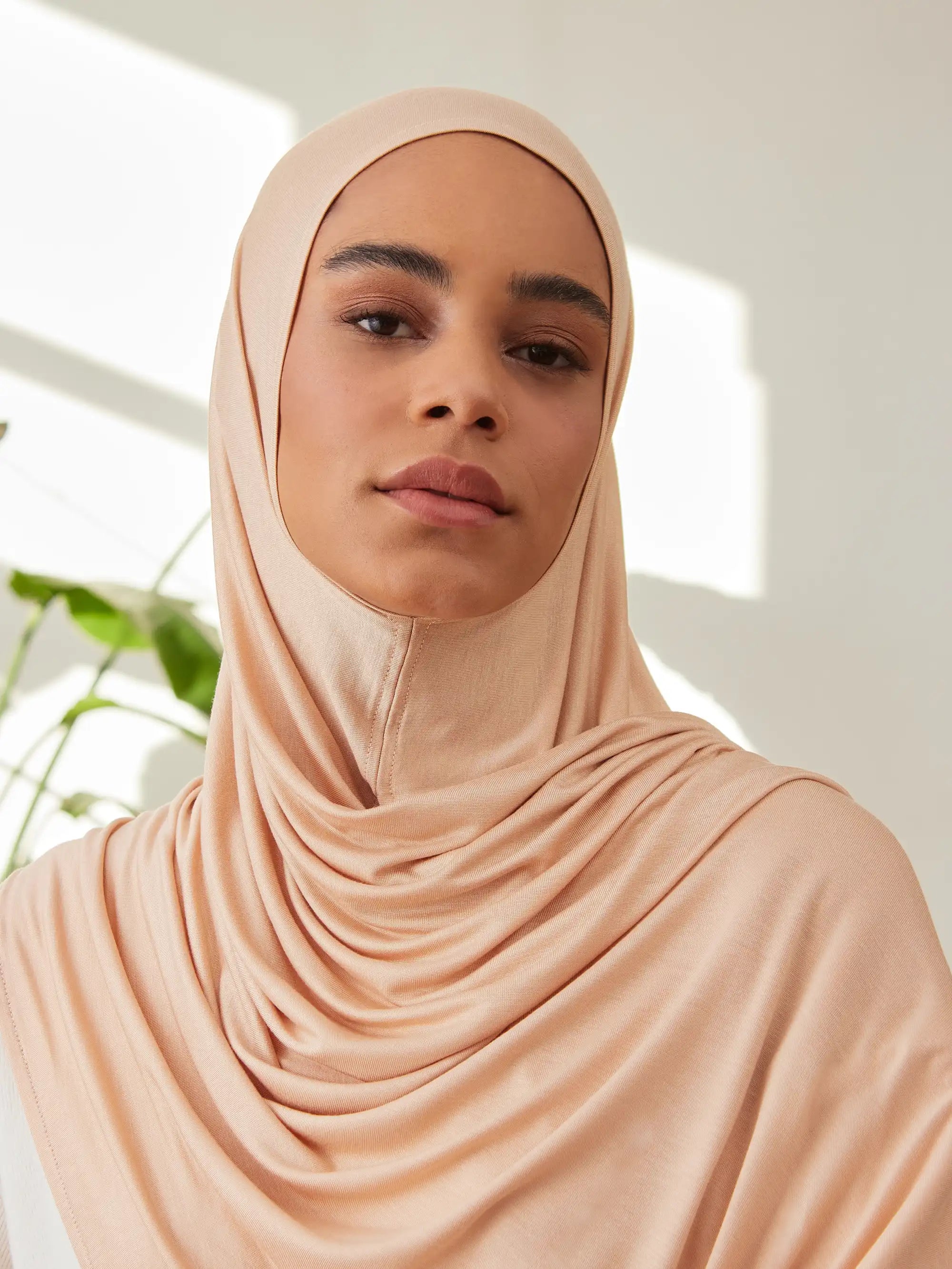 Instant Premium Jersey Hijabs - Beach Sand