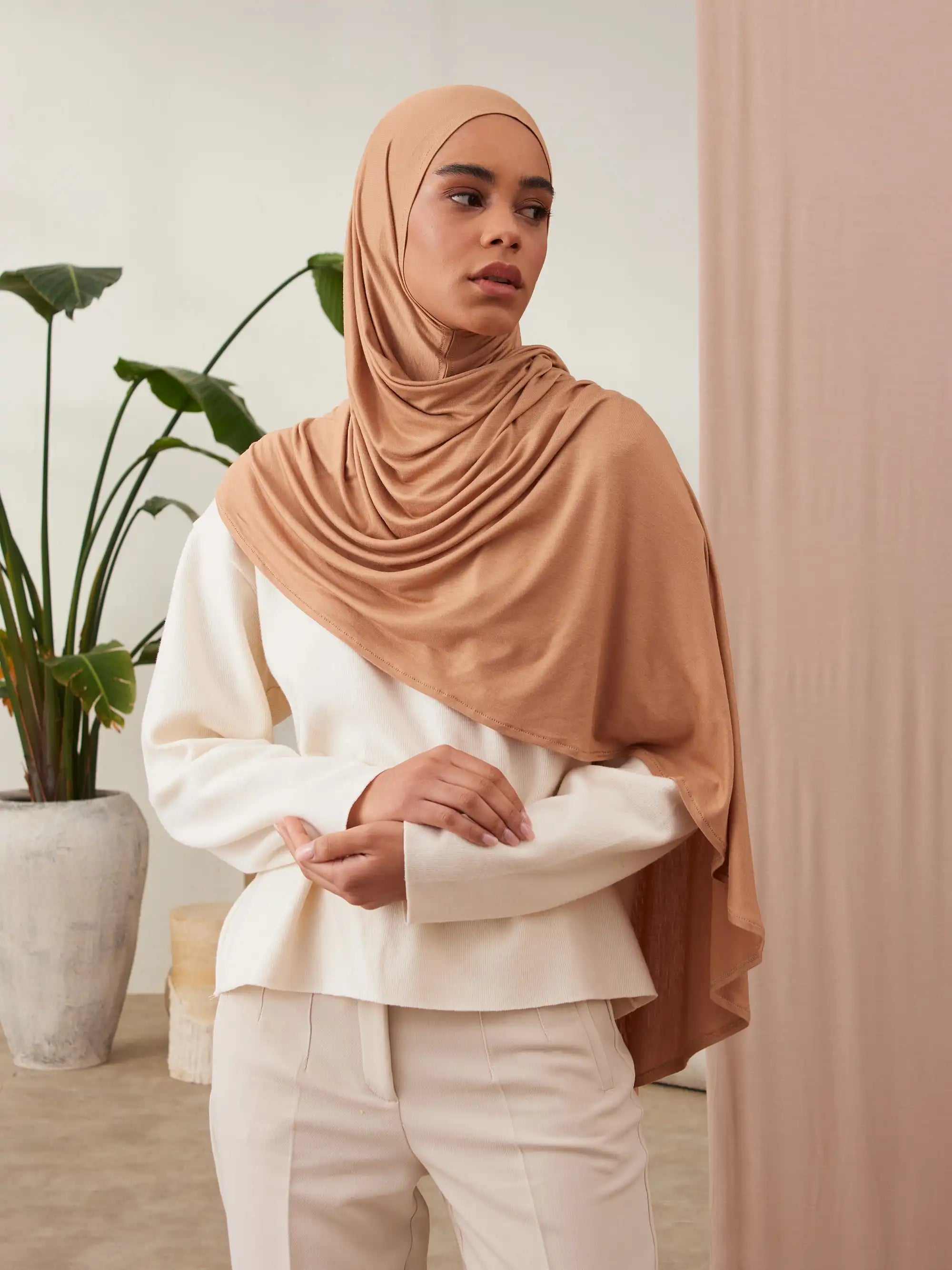 Instant Premium Jersey Hijabs - Lion