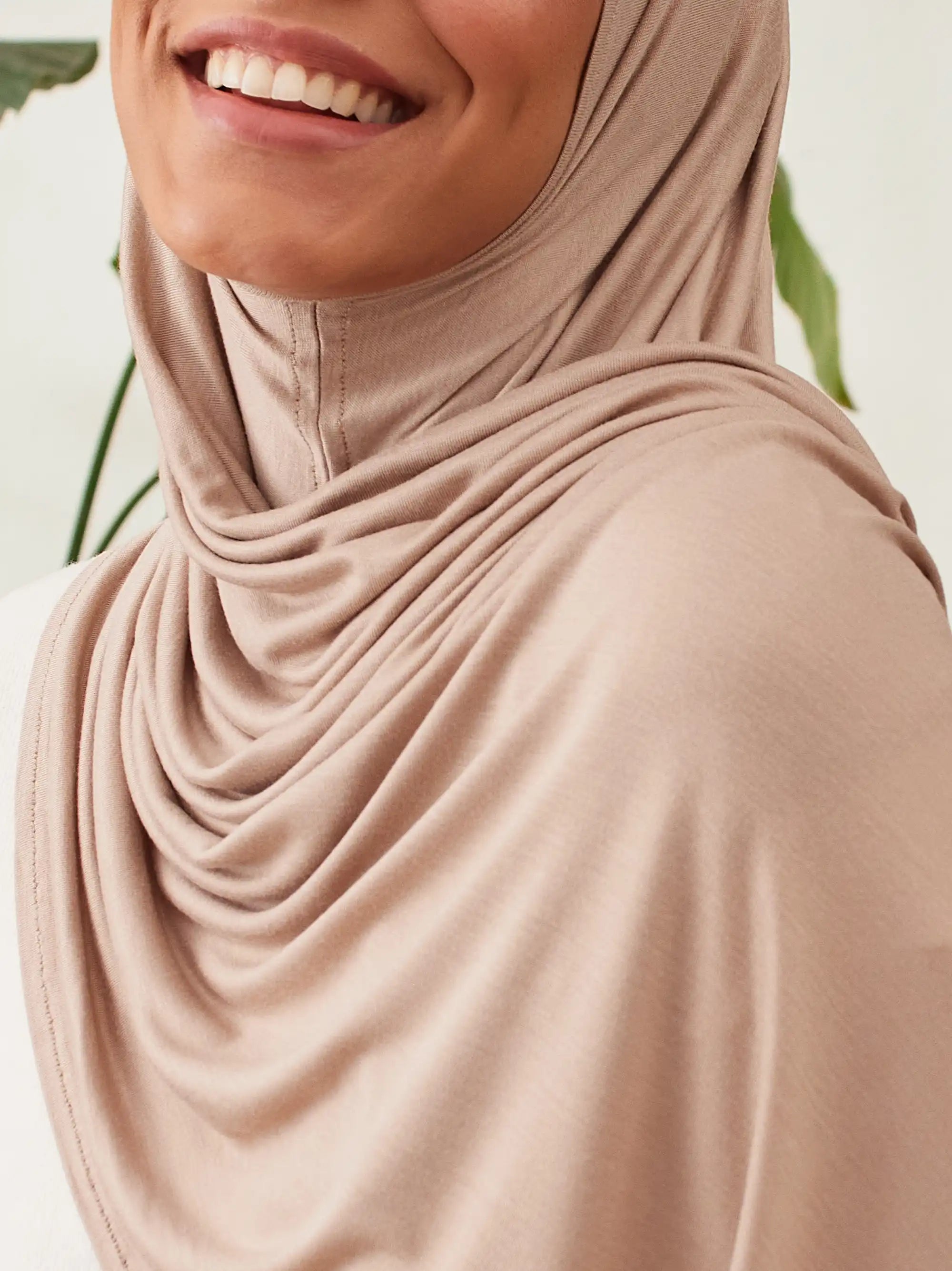 Instant Premium Jersey Hijabs - Warm Sand