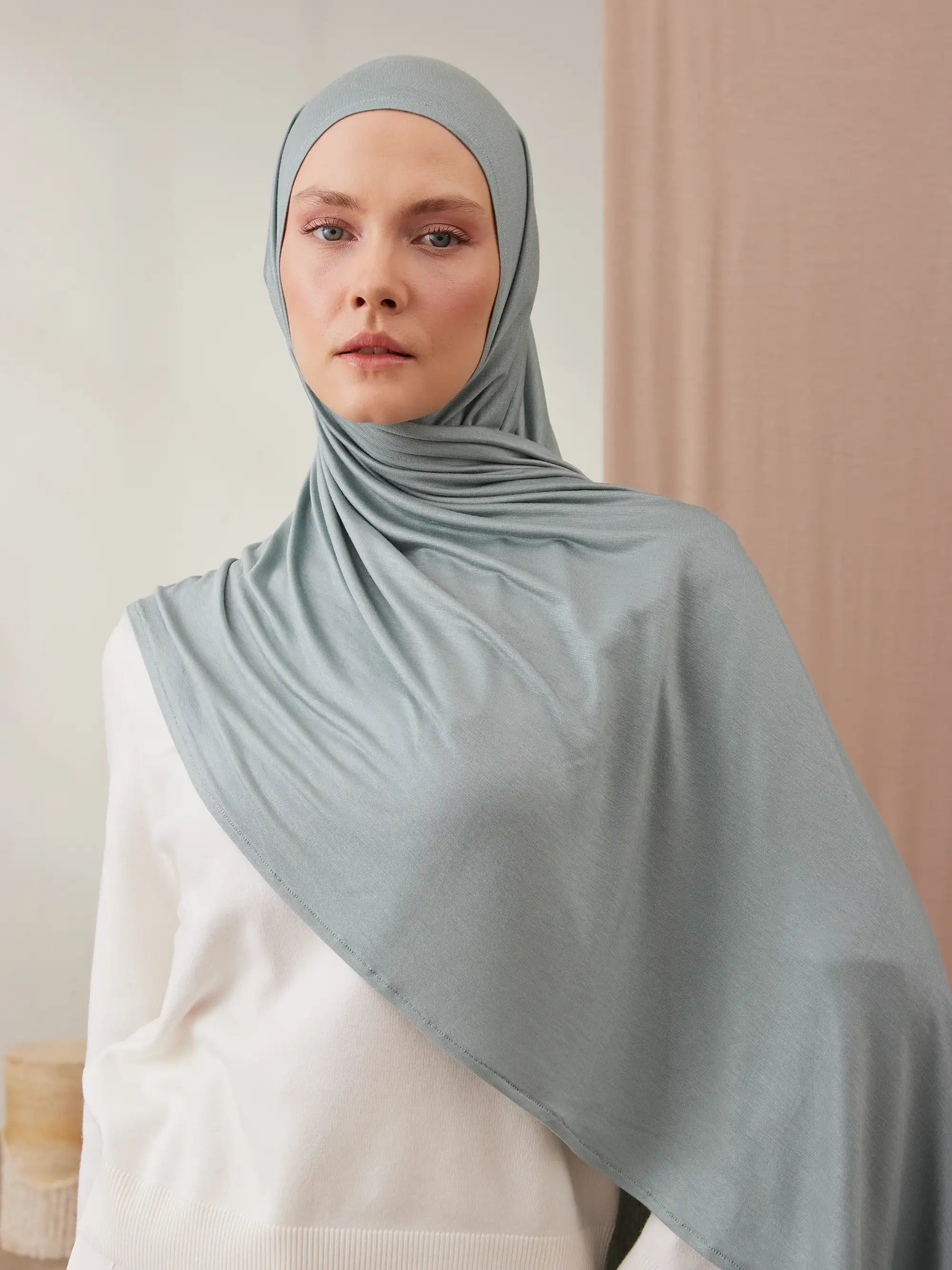 Instant Premium Jersey Hijabs - Mint