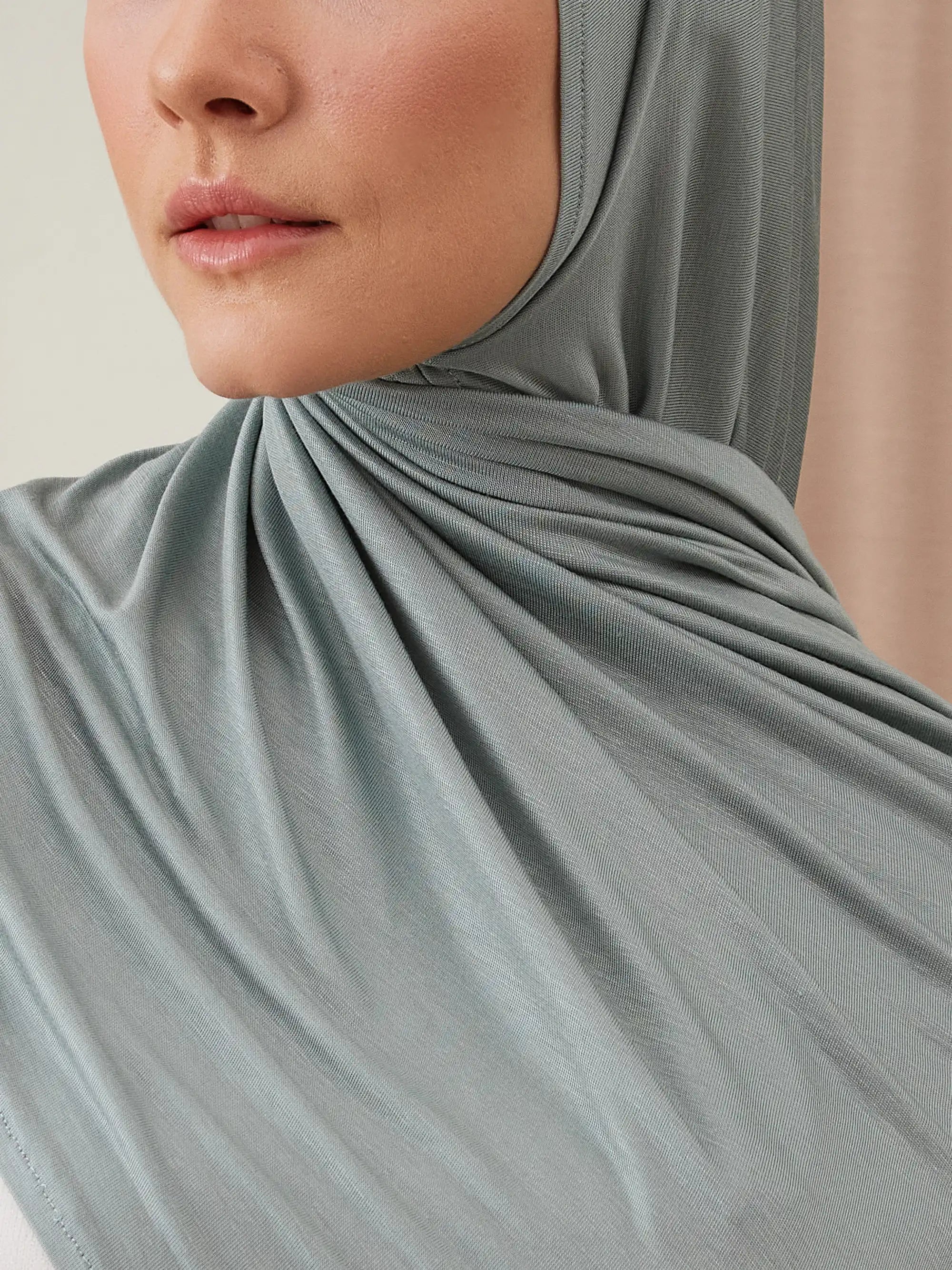 Instant Premium Jersey Hijabs - Mint