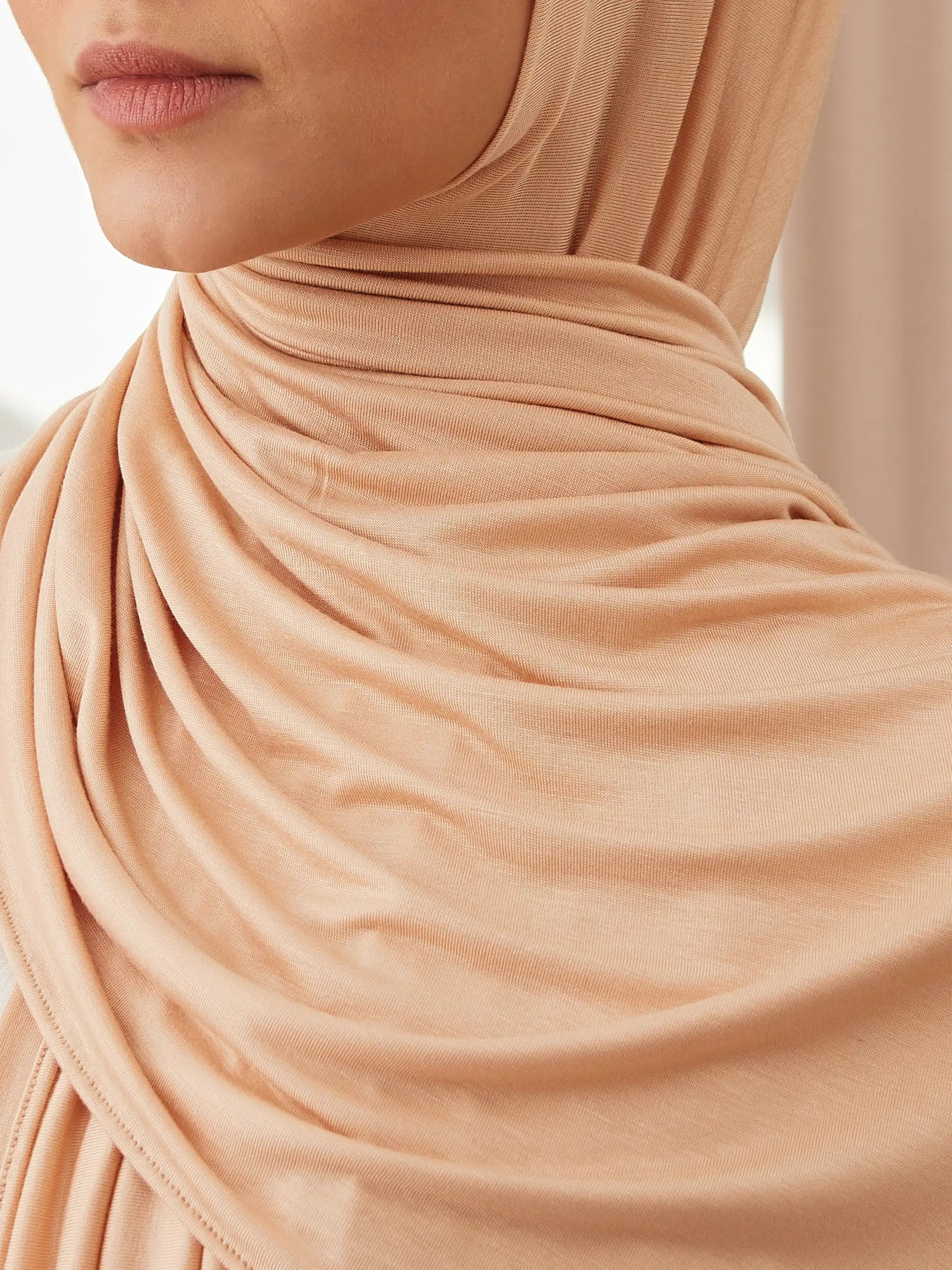 Small Jersey Light Hijab - Beach Sand