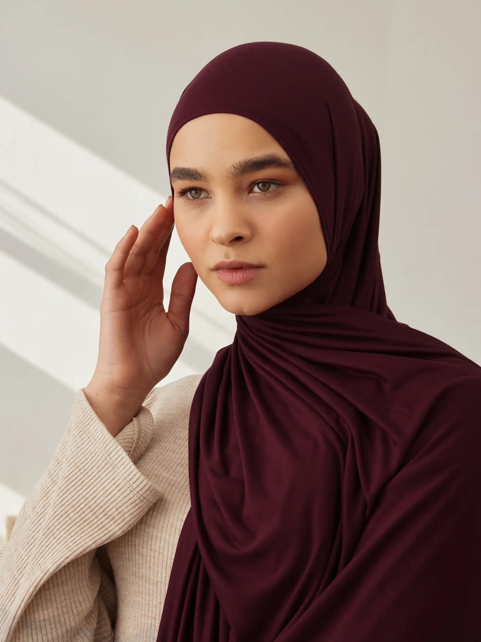 Small Jersey Light Hijab - Port Royale