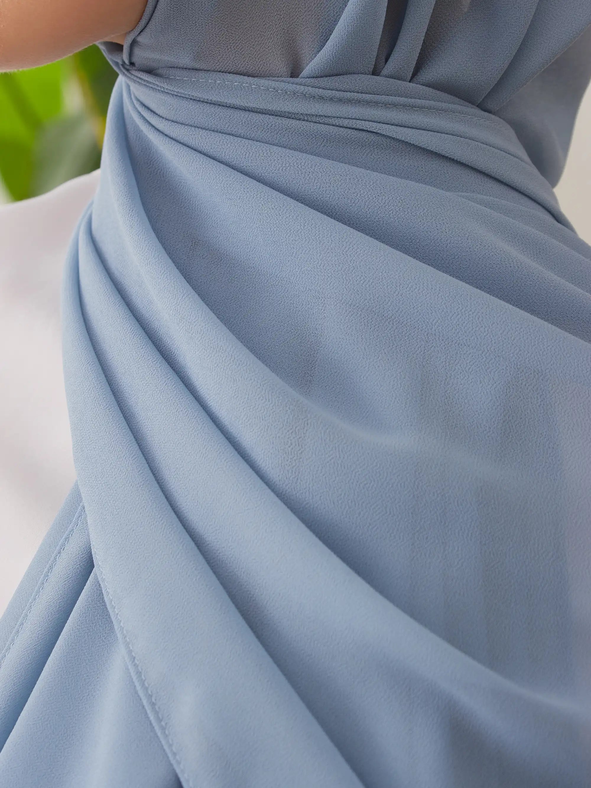 Deluxe Chiffon Hijab - Cloud Blue