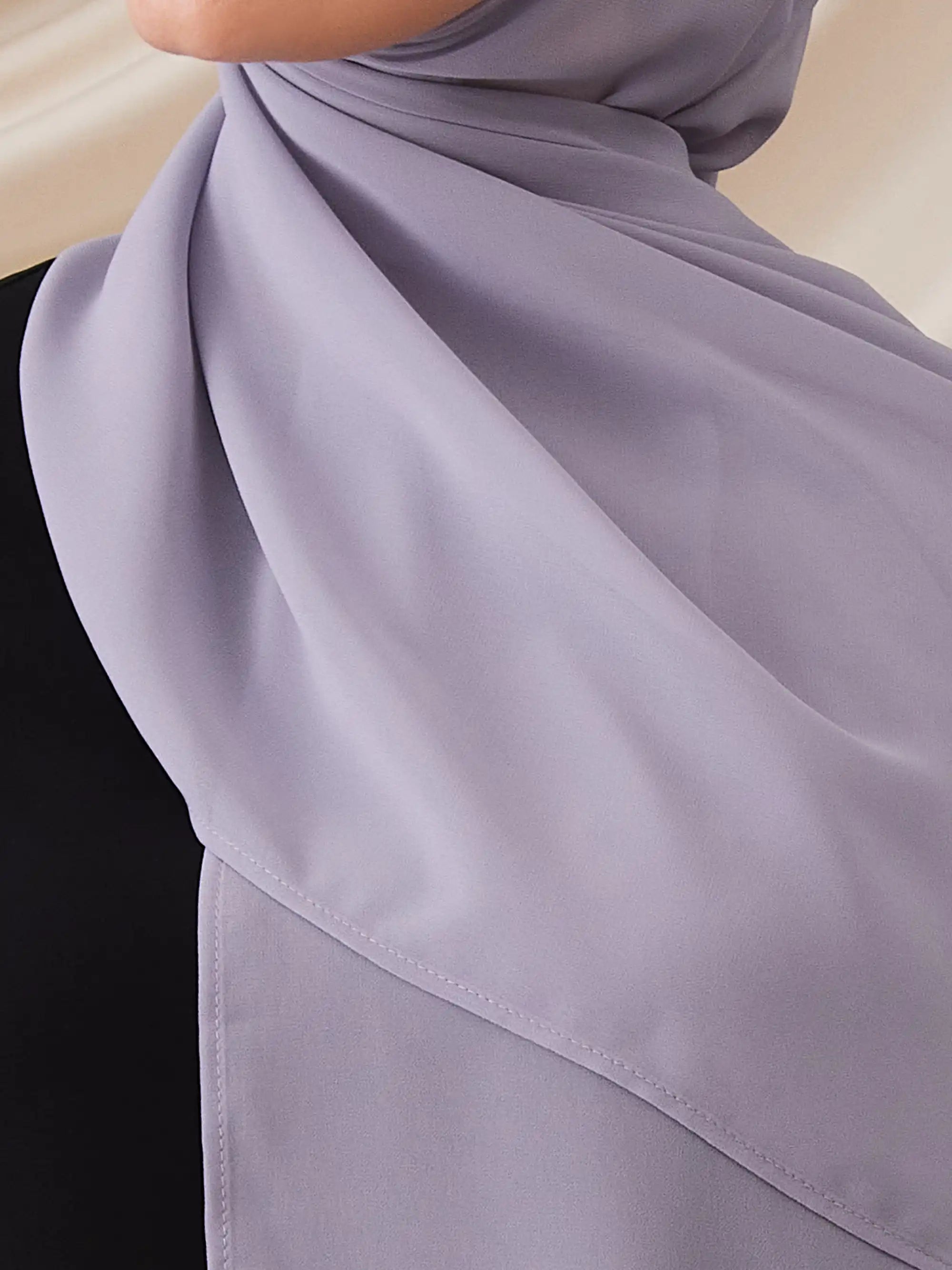 Instant Chiffon Hijab - French Gray