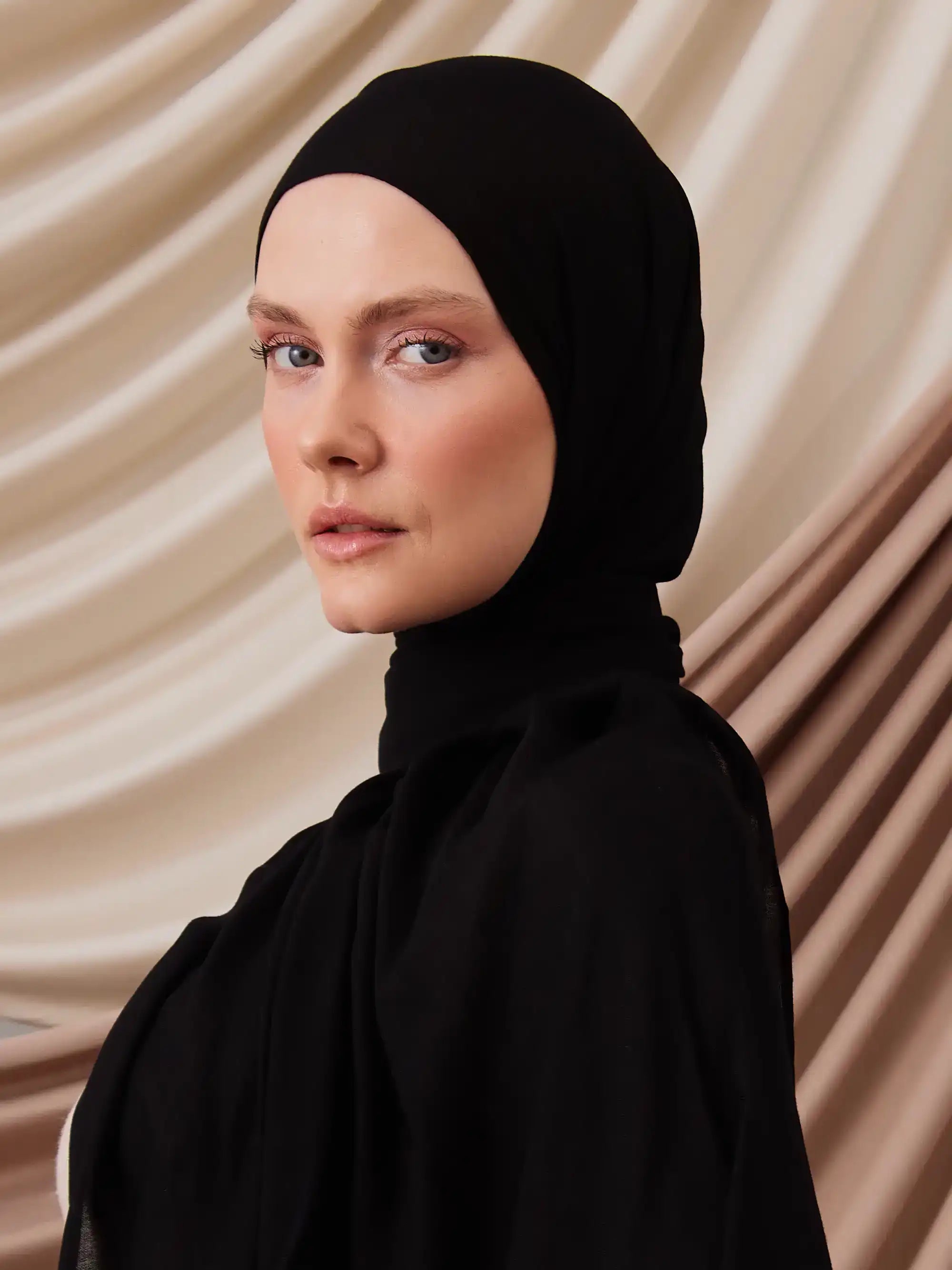 Breathable Rayon Hijab - Black