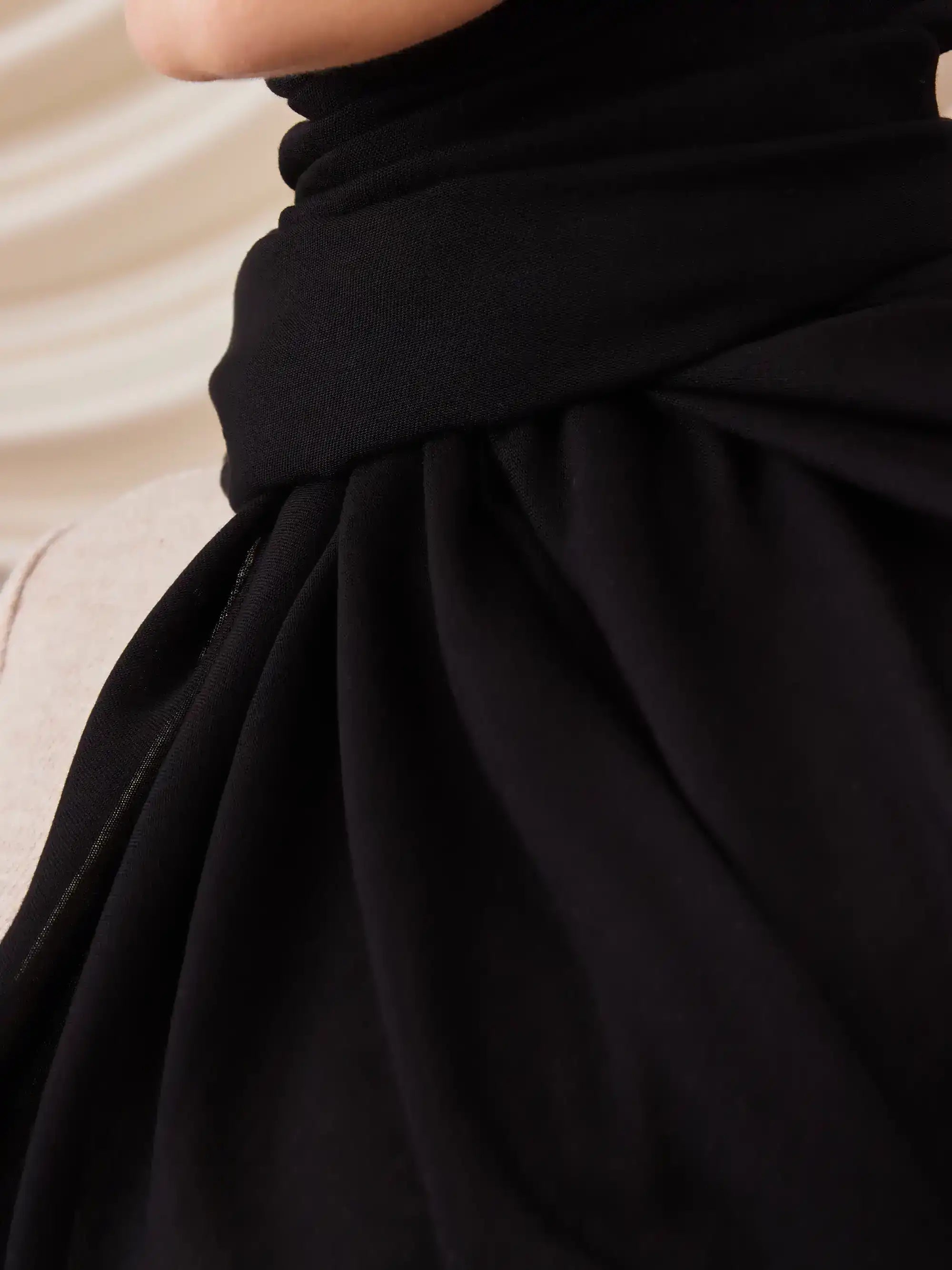 Breathable Rayon Hijab - Black