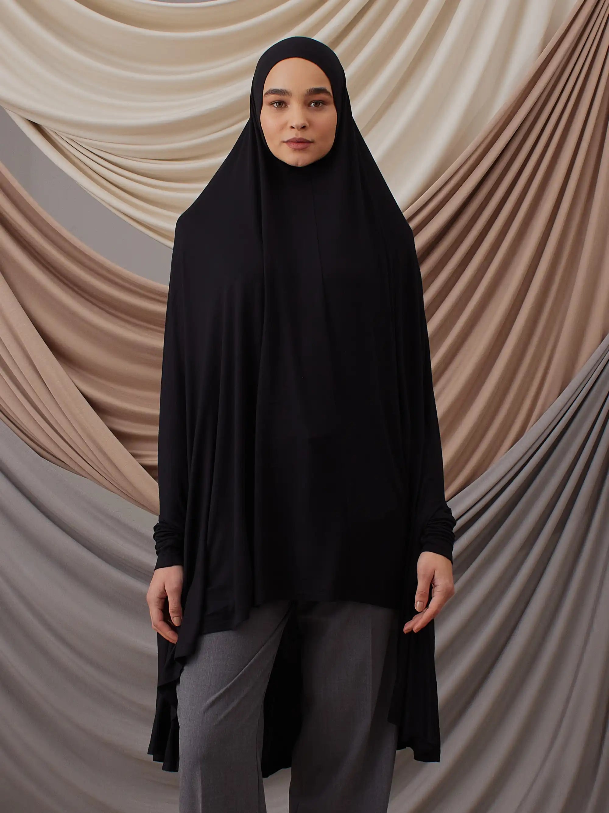Prayer Khimar - Black