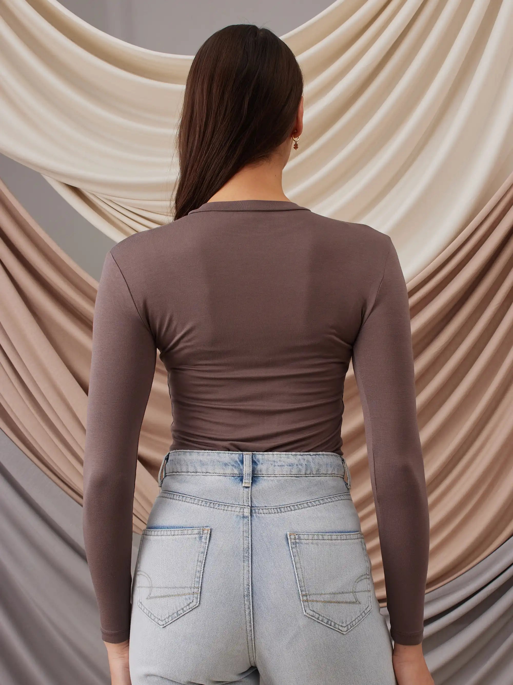 Long Sleeve Layer - Dark Mink