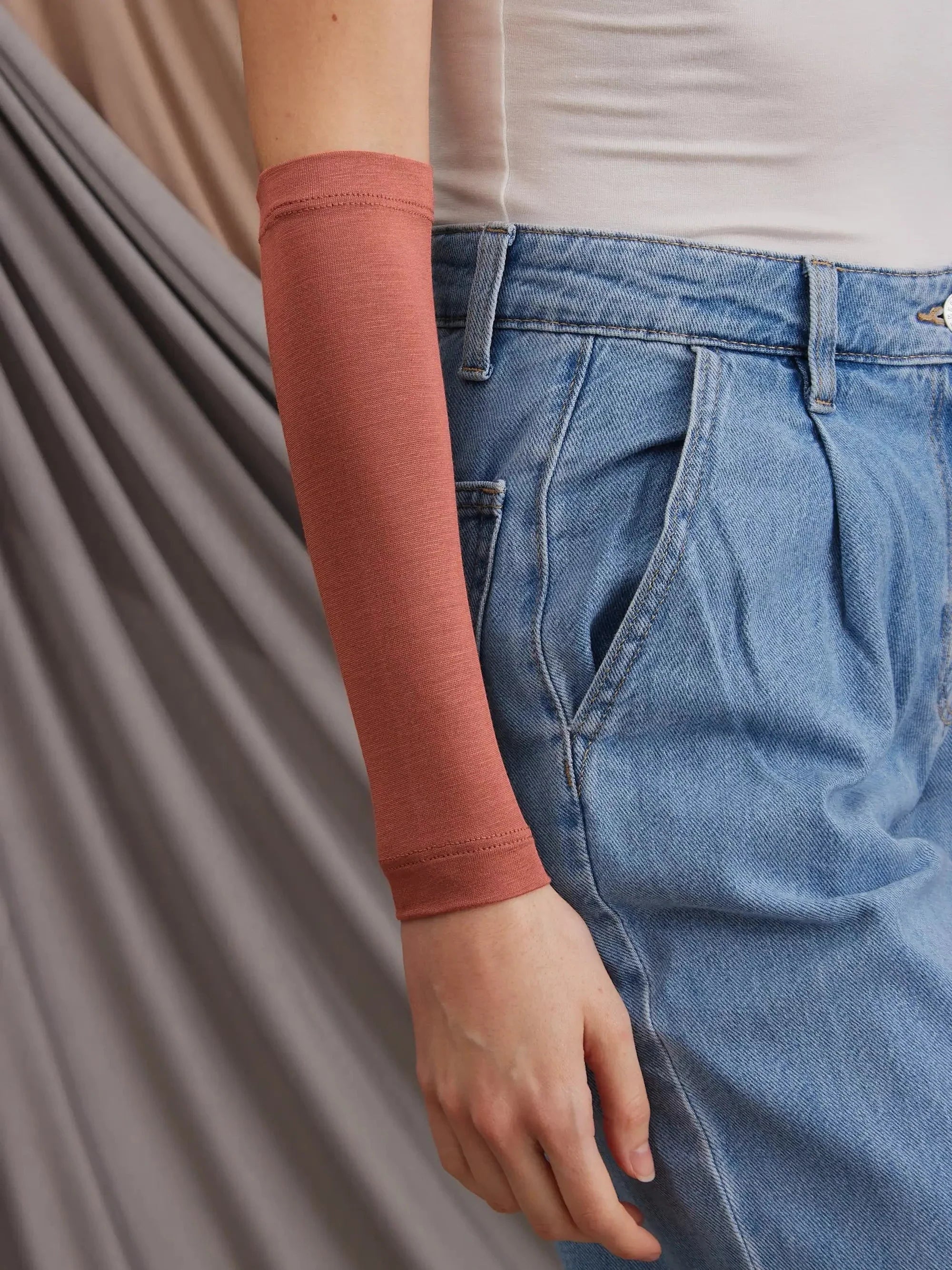 Arm Cover - Terracotta