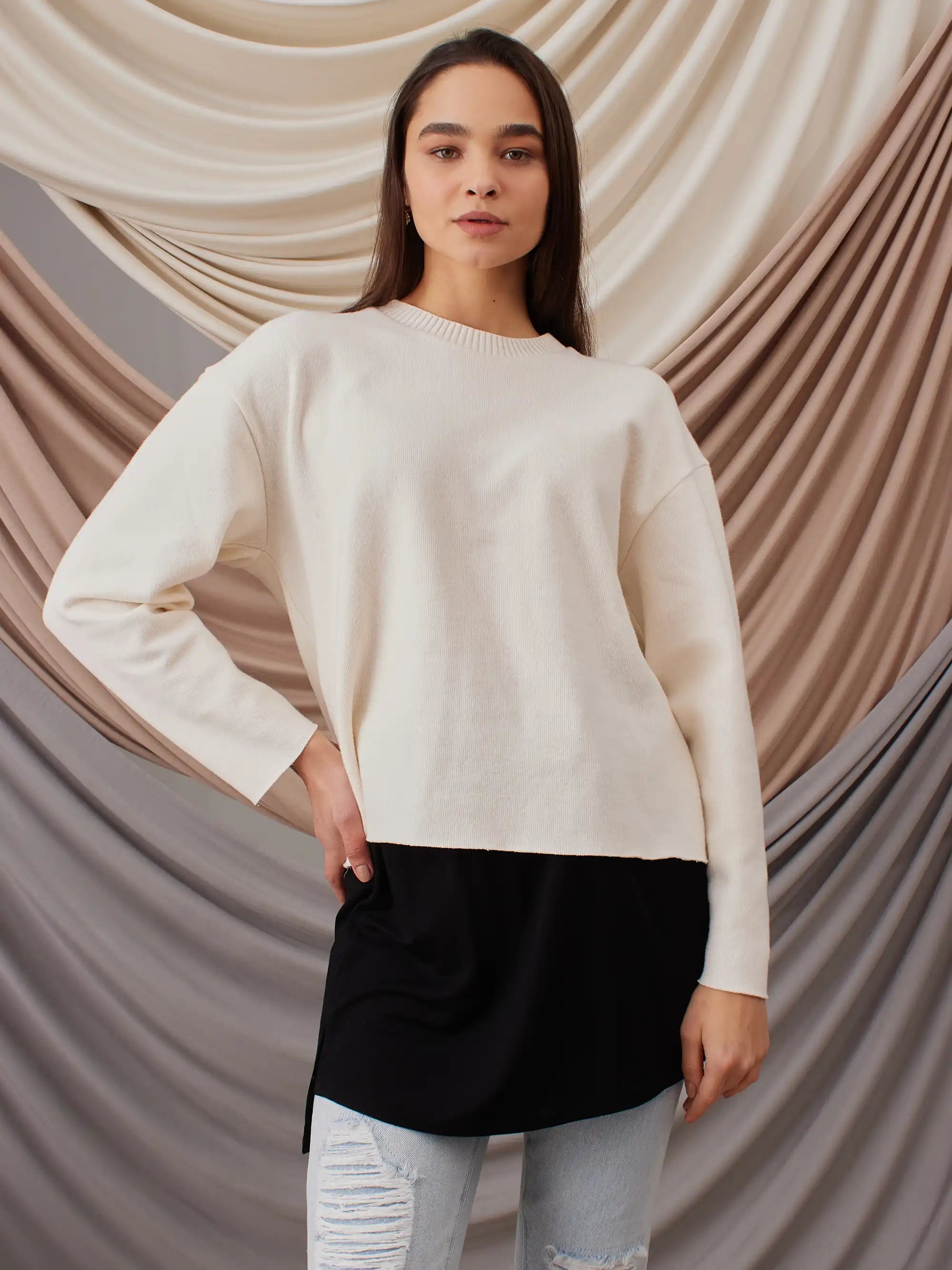 Straight Hip Cover - Black