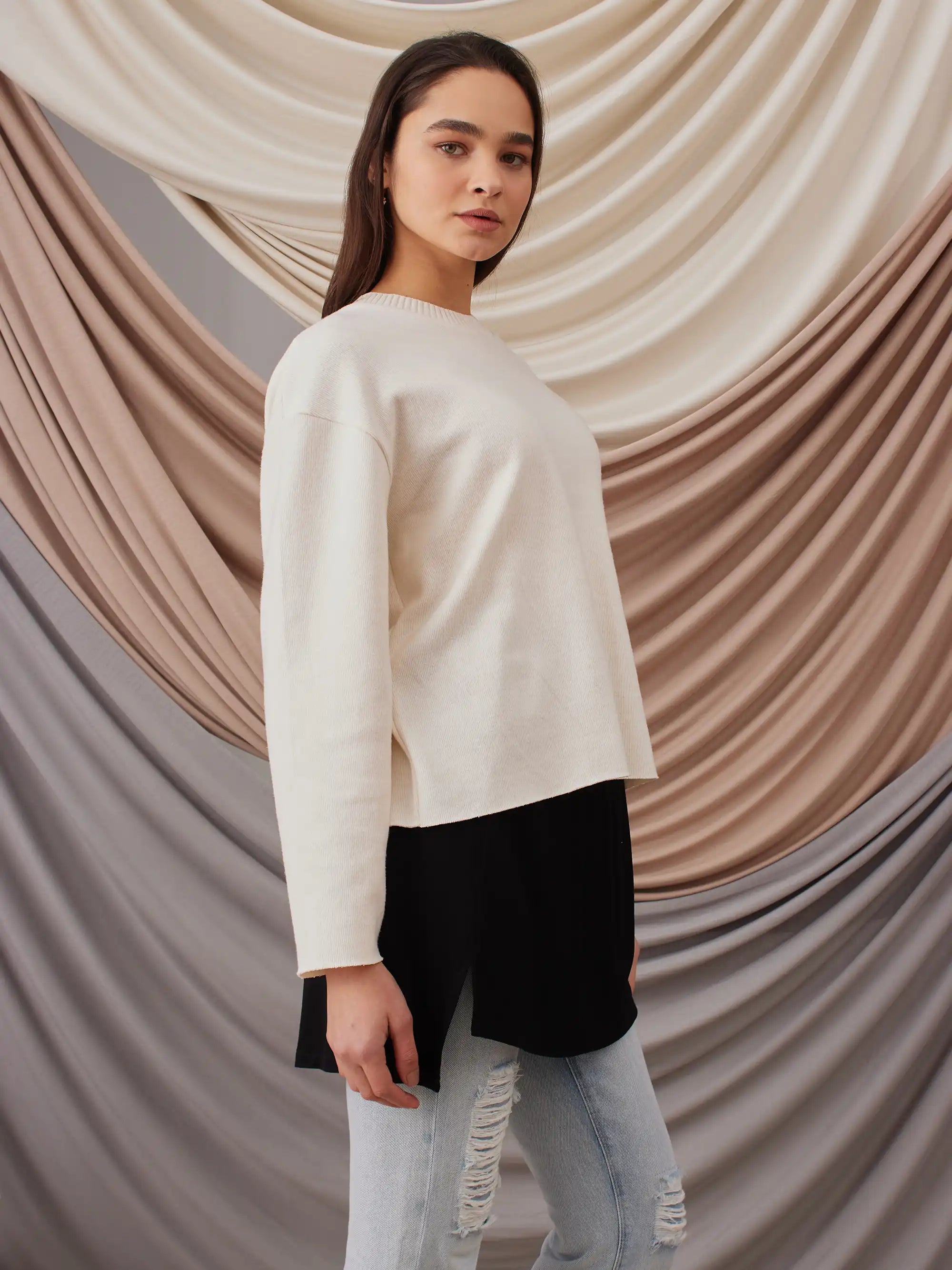 Straight Hip Cover - Black