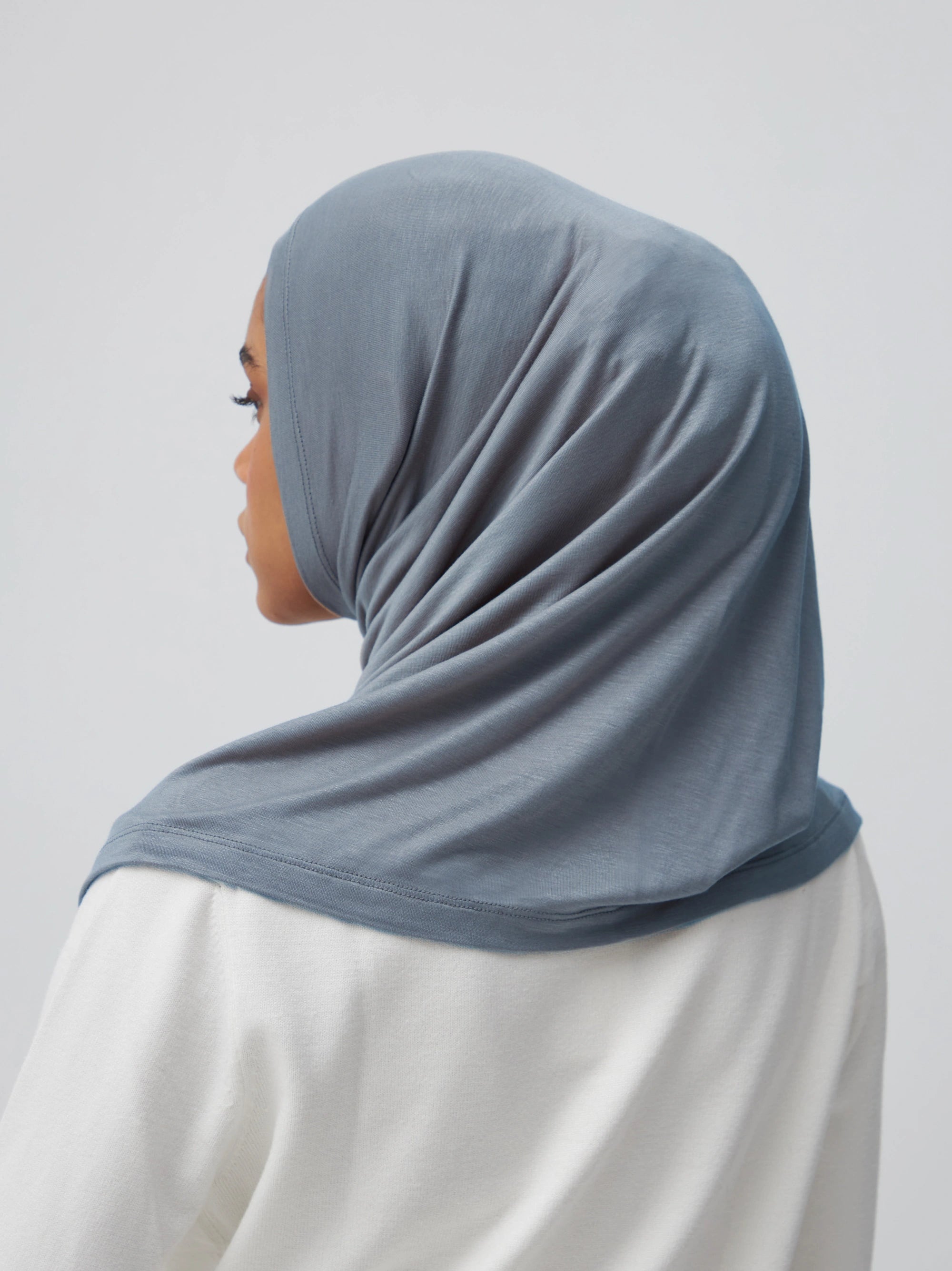 Khimar Hijabs - Light Denim