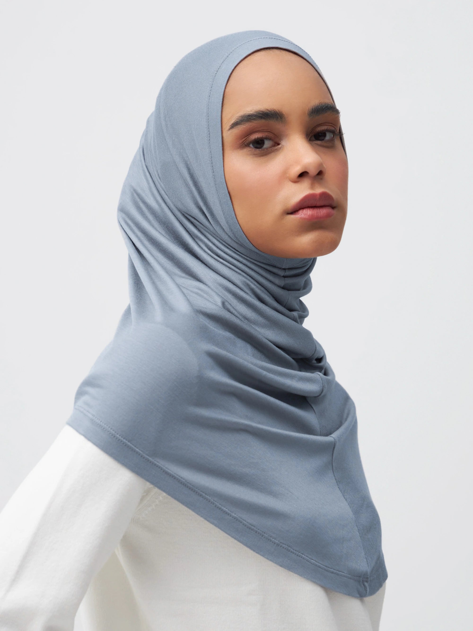 Khimar Hijabs - Light Denim