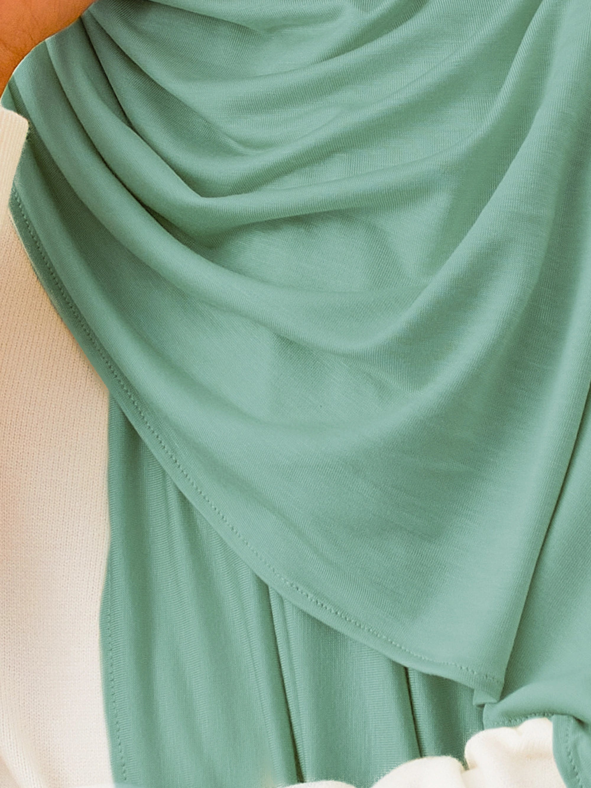 Small Jersey Light Hijab - Sea Green