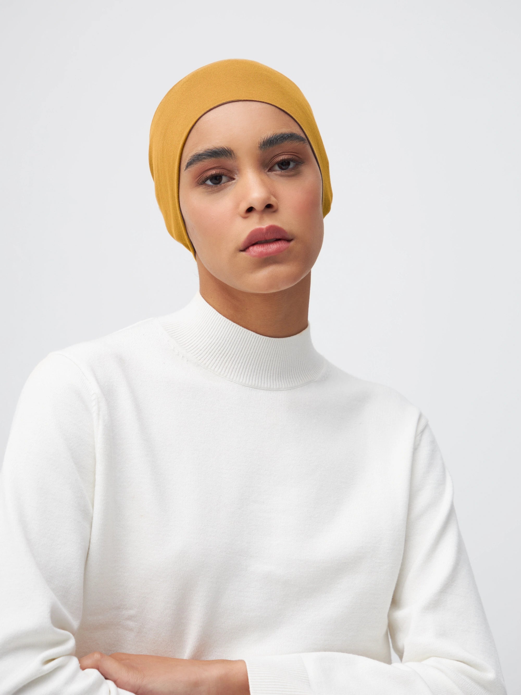 Tube Bone - Mustard Yellow