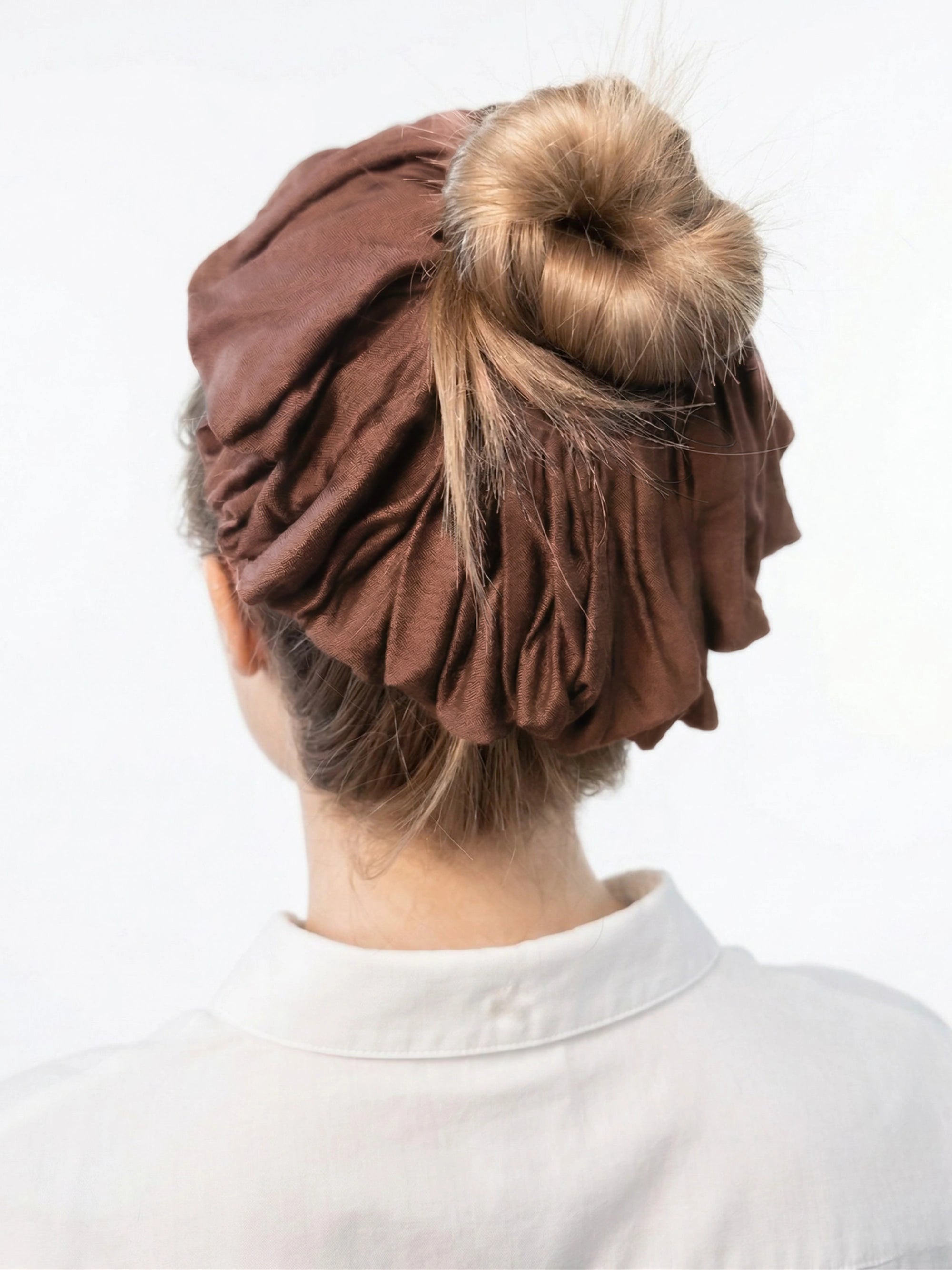 Premium Jersey Scrunchies - Cappucino