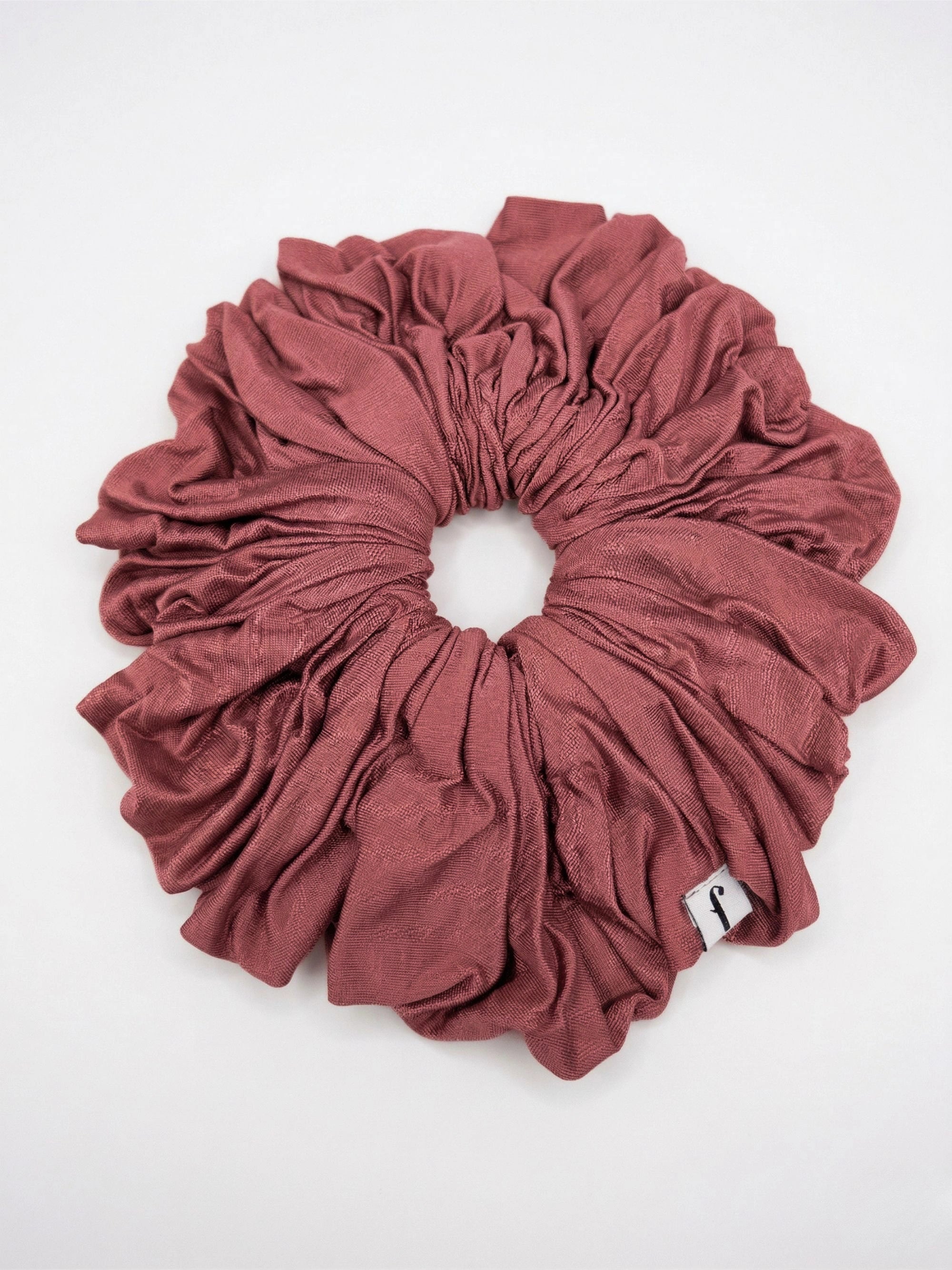 Premium Jersey Scrunchies - Garnet Rose